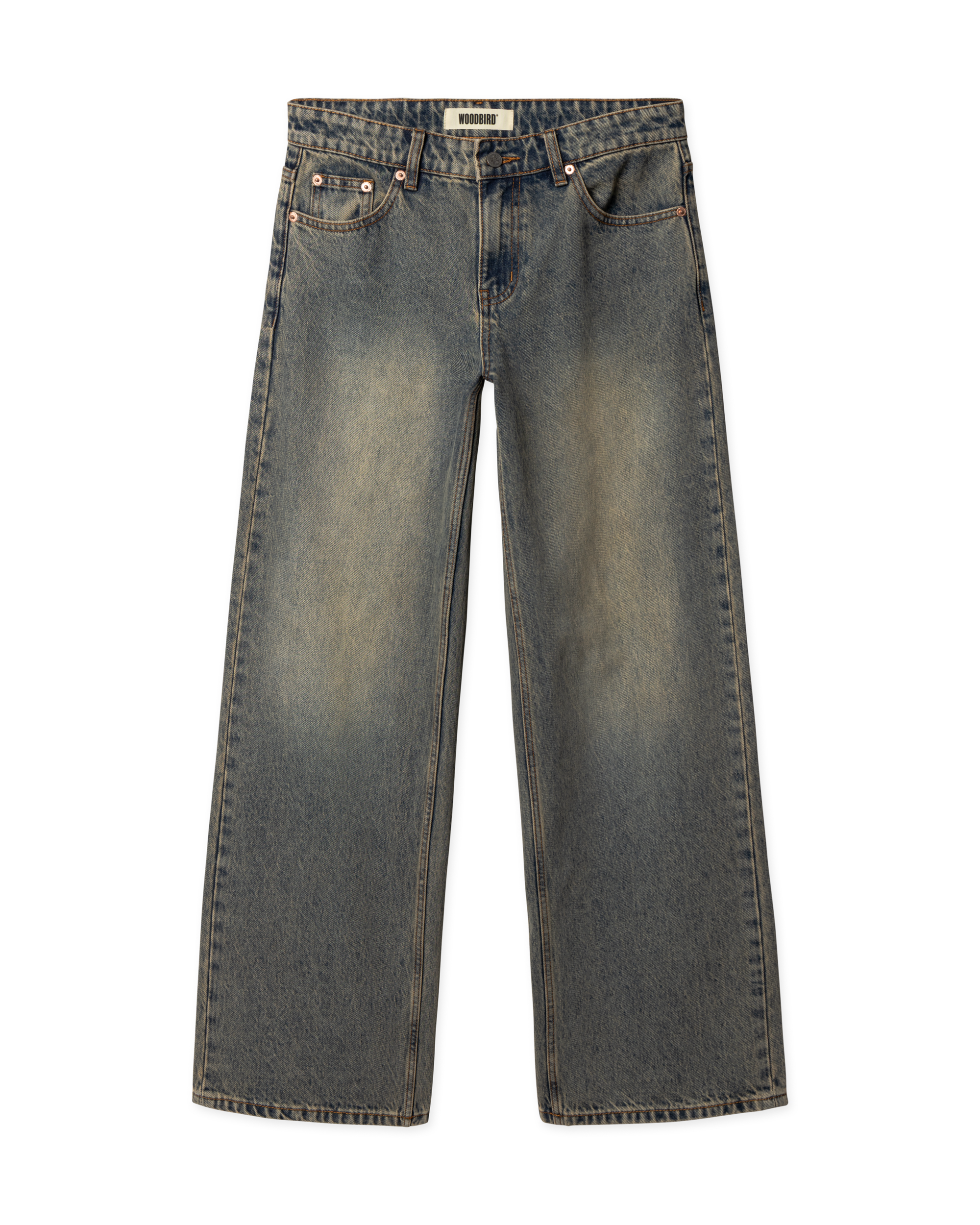 Woodbird Female WBAya Aged Jeans Jeans Dark Blue