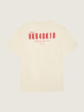 WBBaine 8410 Tee - Off White-Red