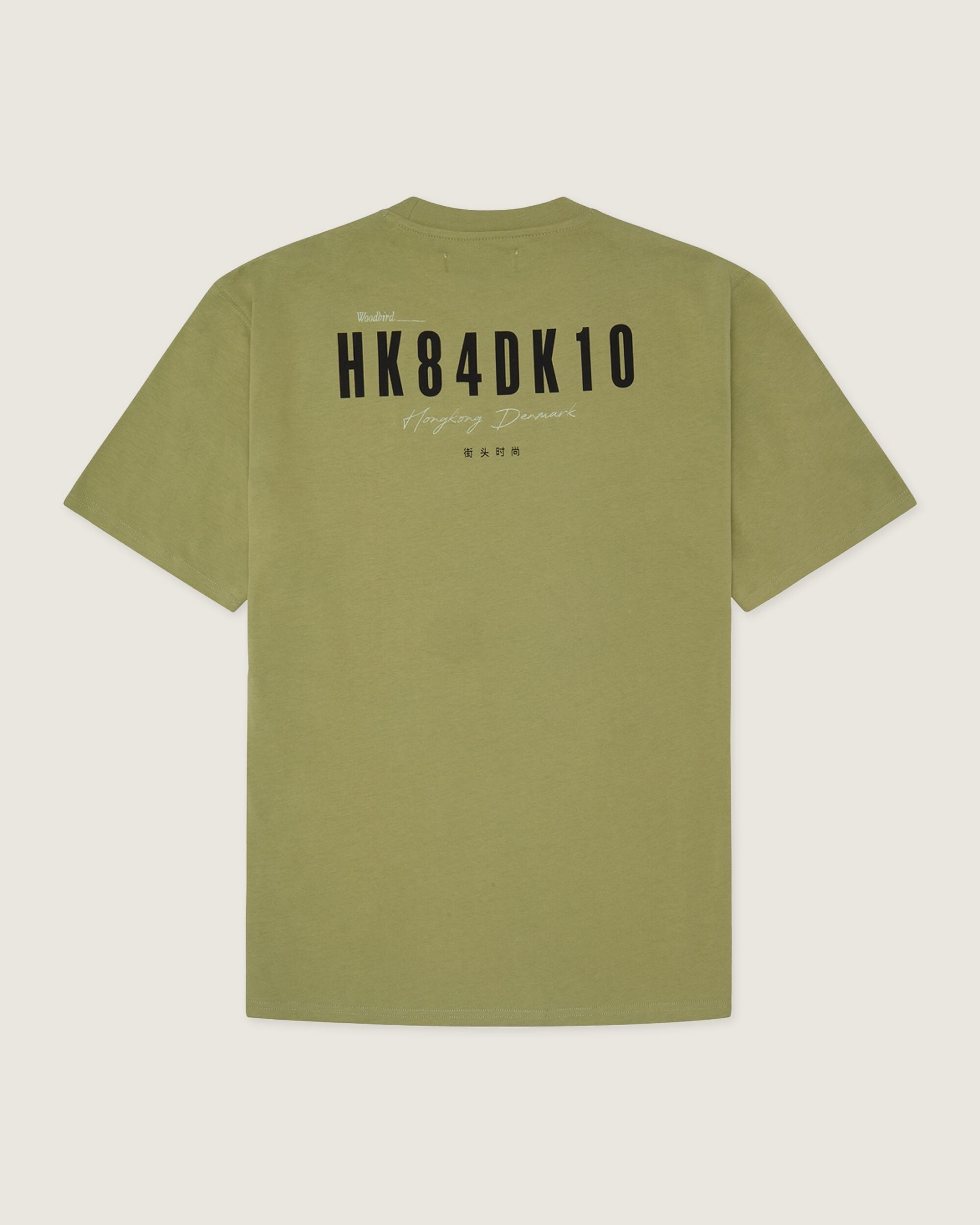 Woodbird WBBaine 8410 Tee T-Shirts Sage Green