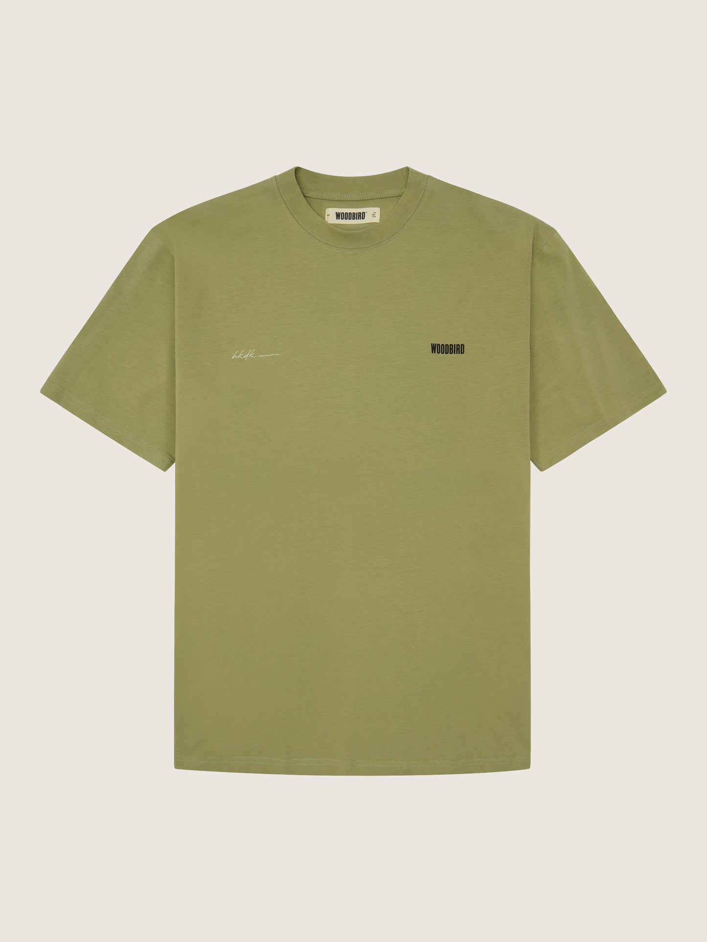 Woodbird WBBaine 8410 Tee T-Shirts Sage Green