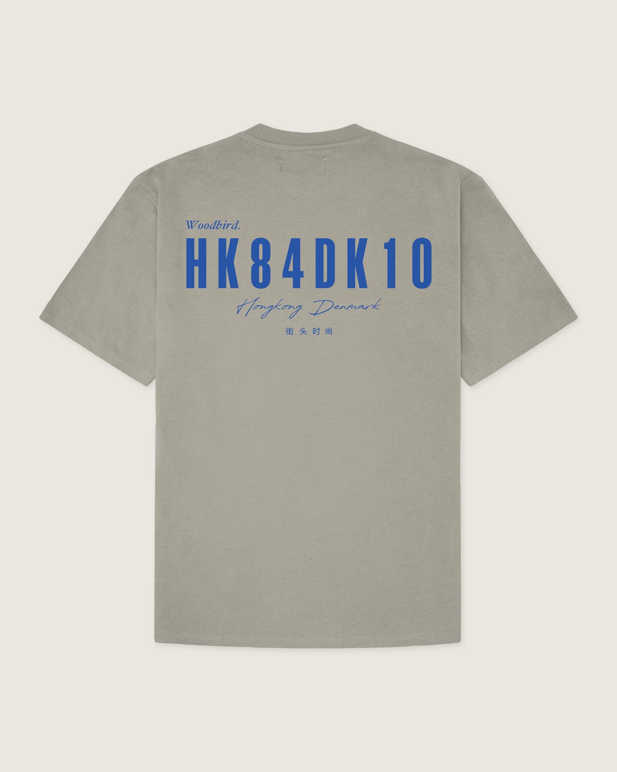 Woodbird WBBaine 8410 Tee T-Shirts Stone-Blue