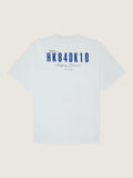 WBBaine 8410 Tee - White-Blue