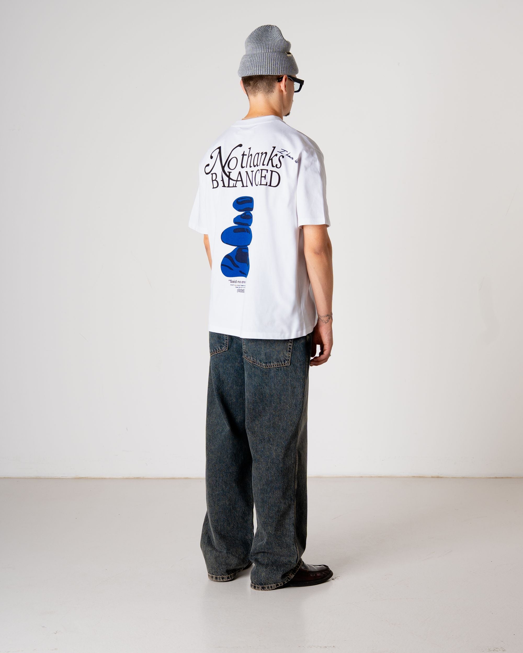 Woodbird WBBaine Balance tee T-Shirts White