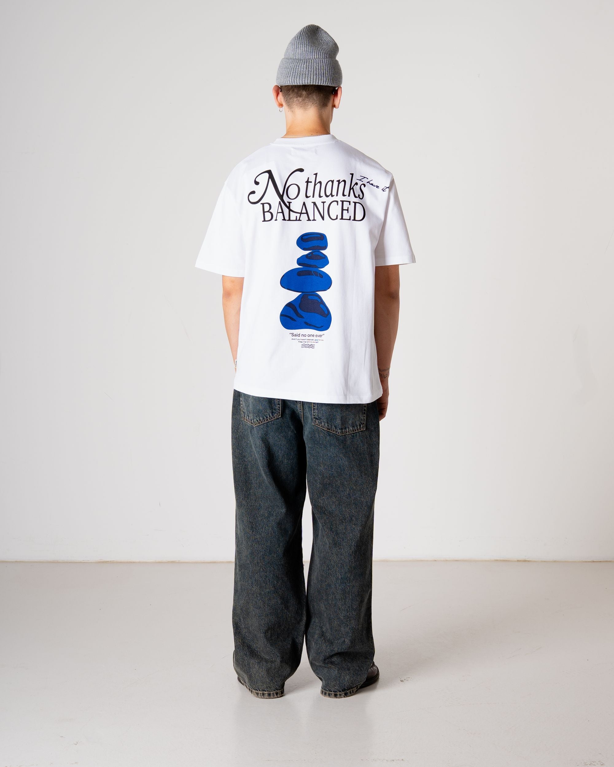 Woodbird WBBaine Balance tee T-Shirts White