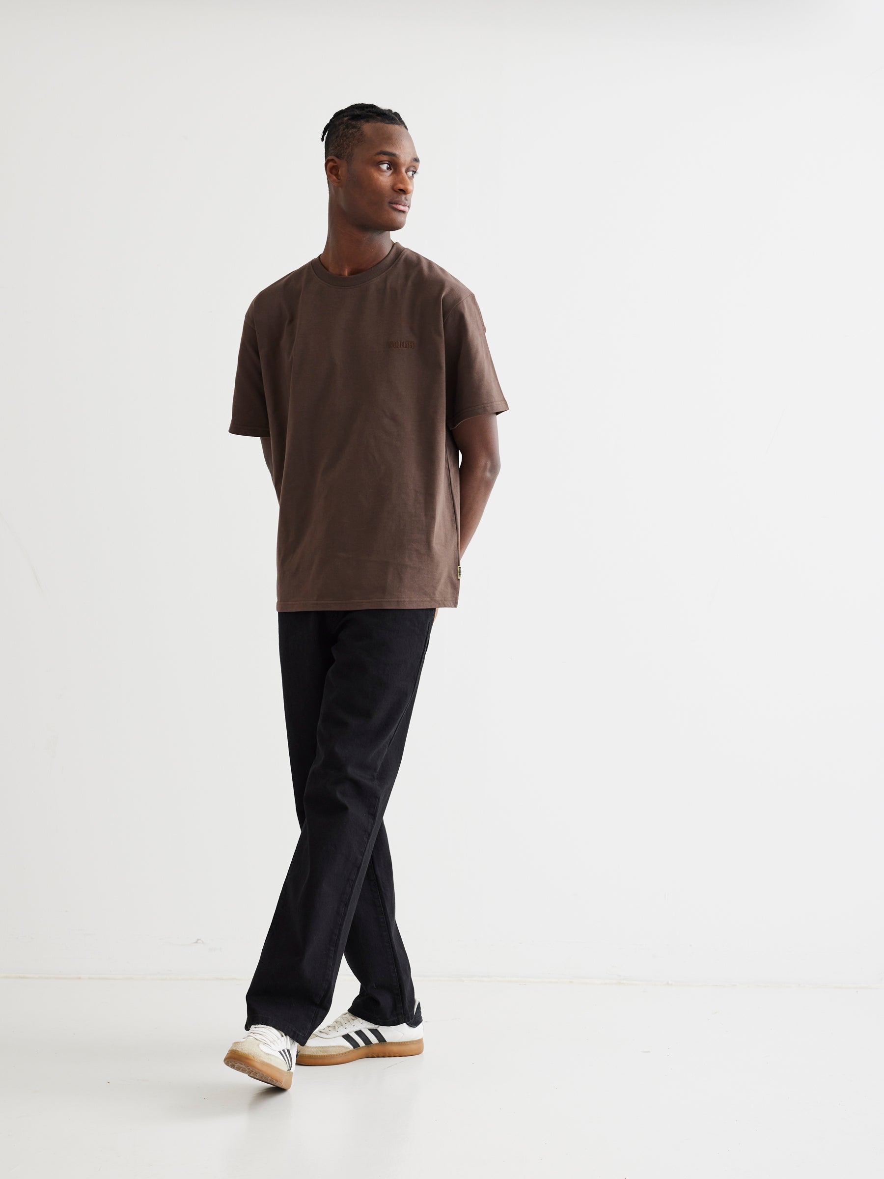 Woodbird WBBaine Base Tee T-Shirts Brown