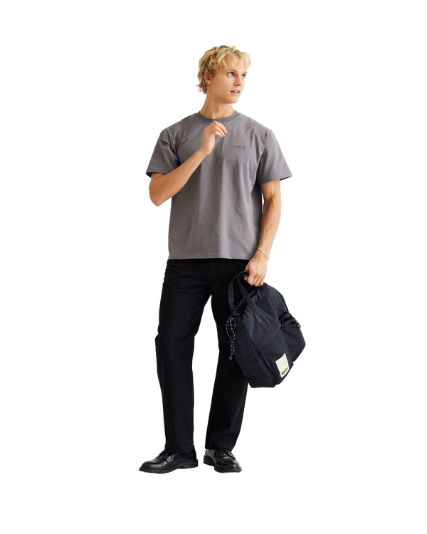 Woodbird WBBaine Base tee T-Shirts Antra Grey