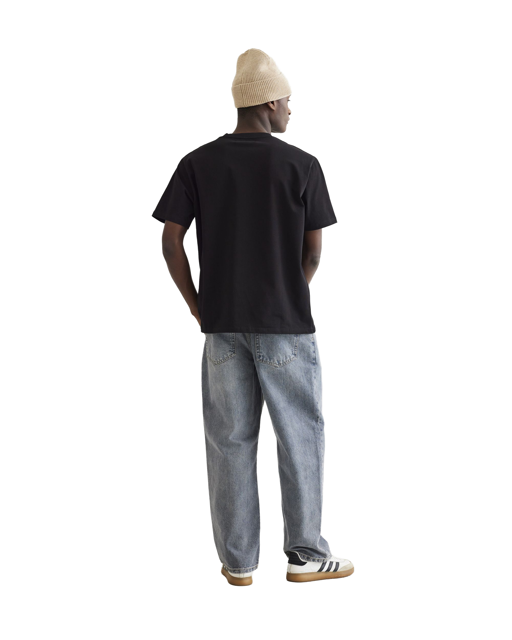 Woodbird WBBaine Base tee T-Shirts Black