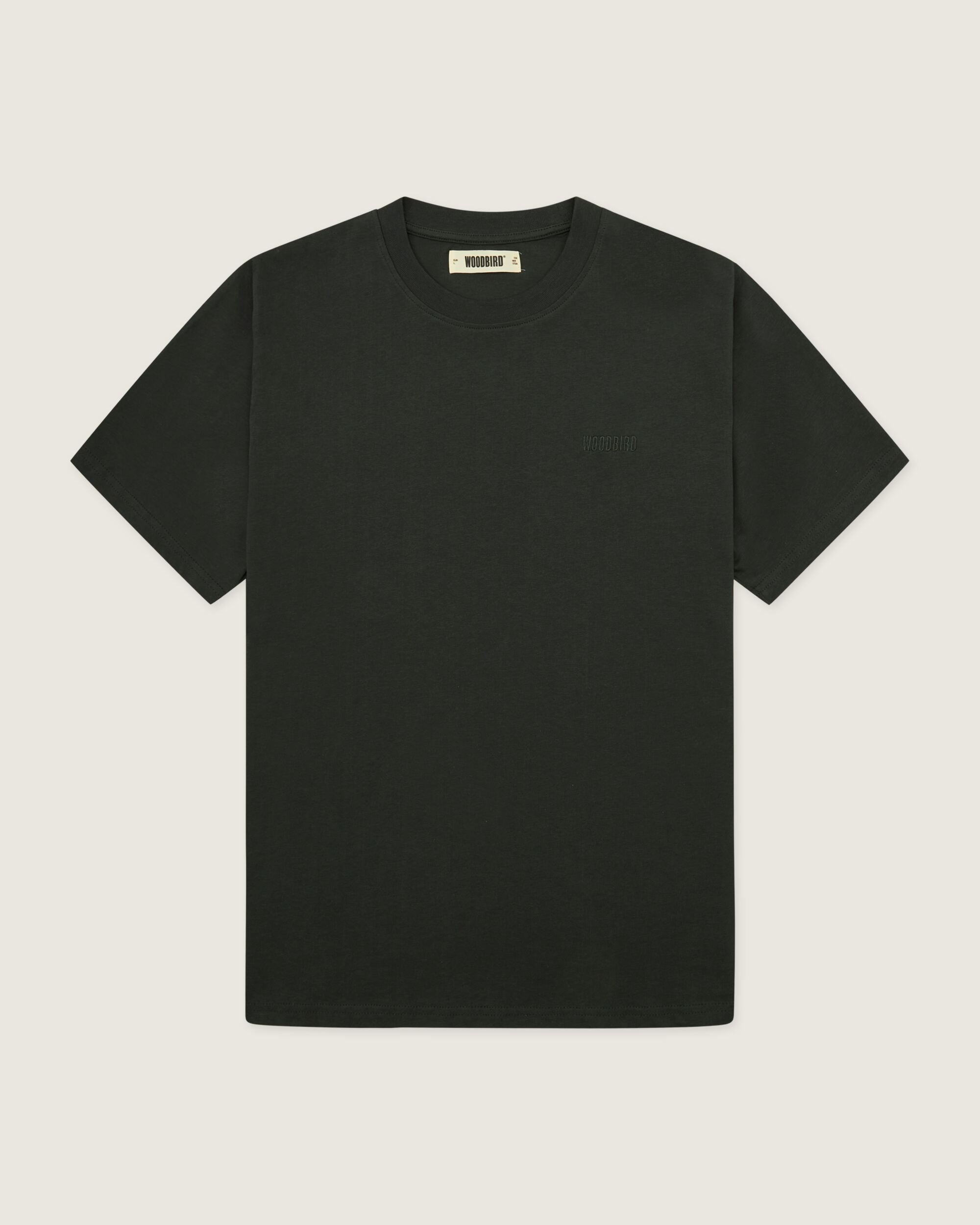 Woodbird WBBaine Base tee T-Shirts Dark Green