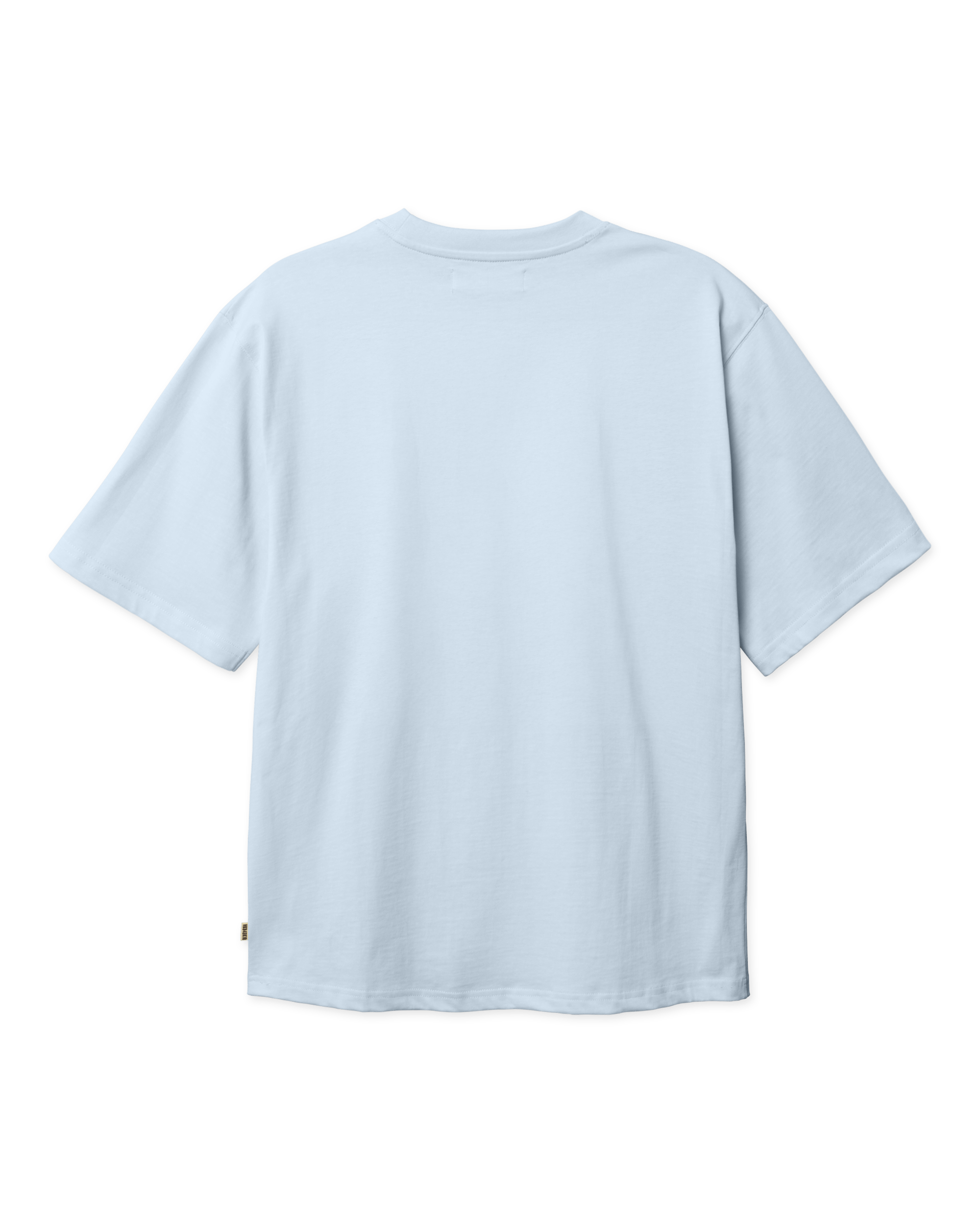 Woodbird WBBaine Base tee T-Shirts Dusty Blue