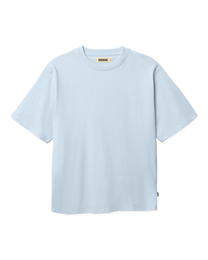 Woodbird WBBaine Base tee T-Shirts Dusty Blue