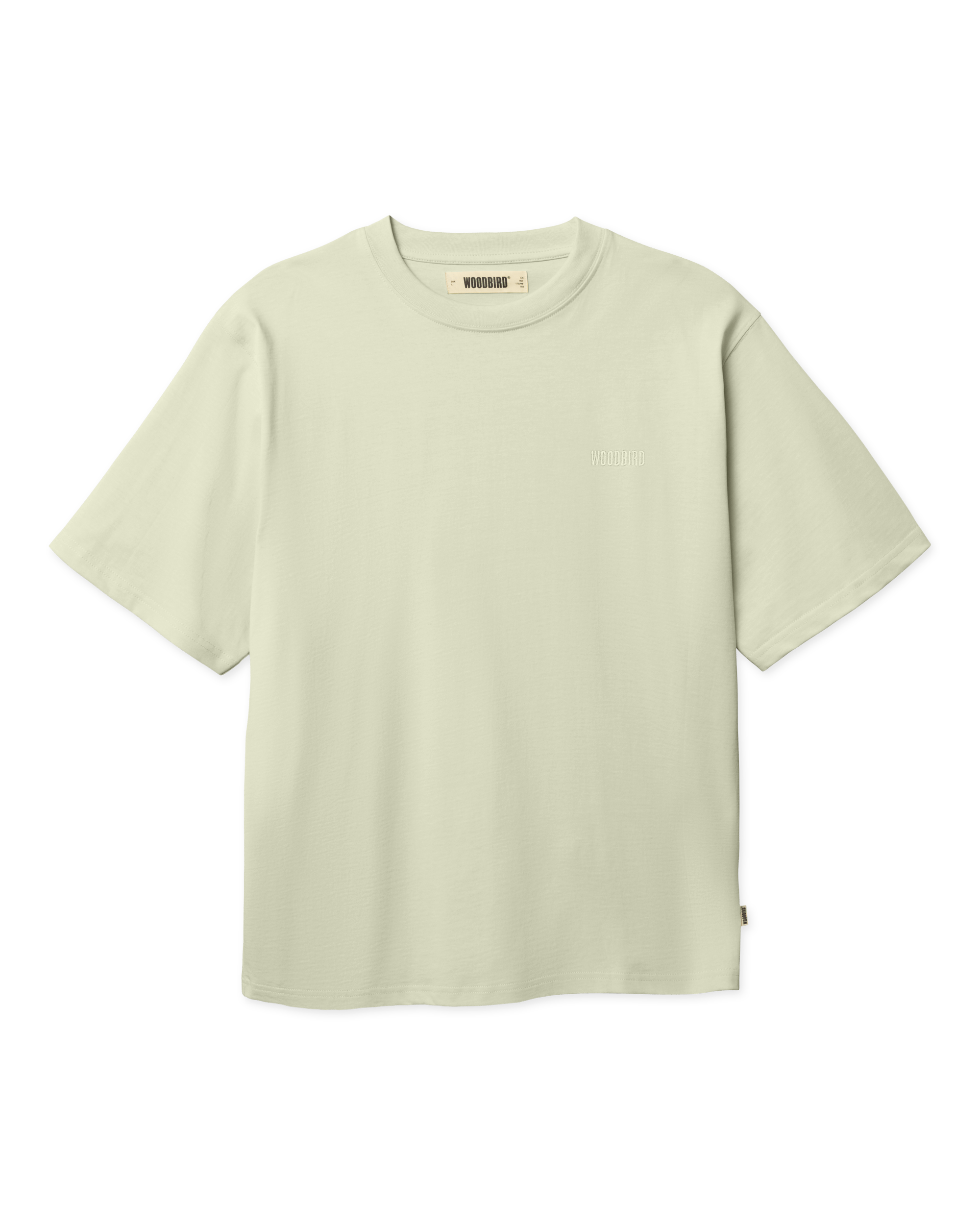 Woodbird WBBaine Base tee T-Shirts Dusty Green