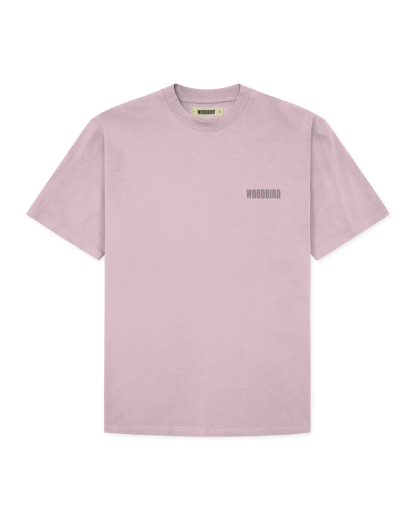 Woodbird WBBaine Base tee T-Shirts Dusty Rose