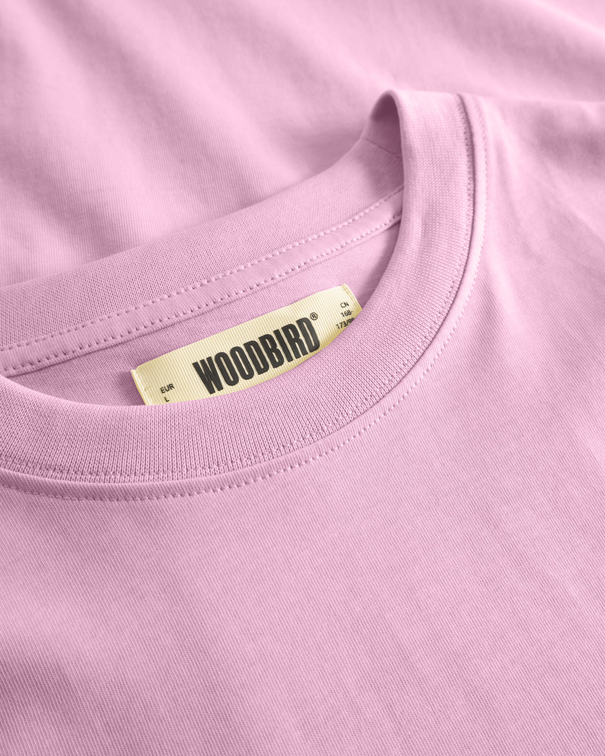 Woodbird WBBaine Base tee T-Shirts Dusty Violet