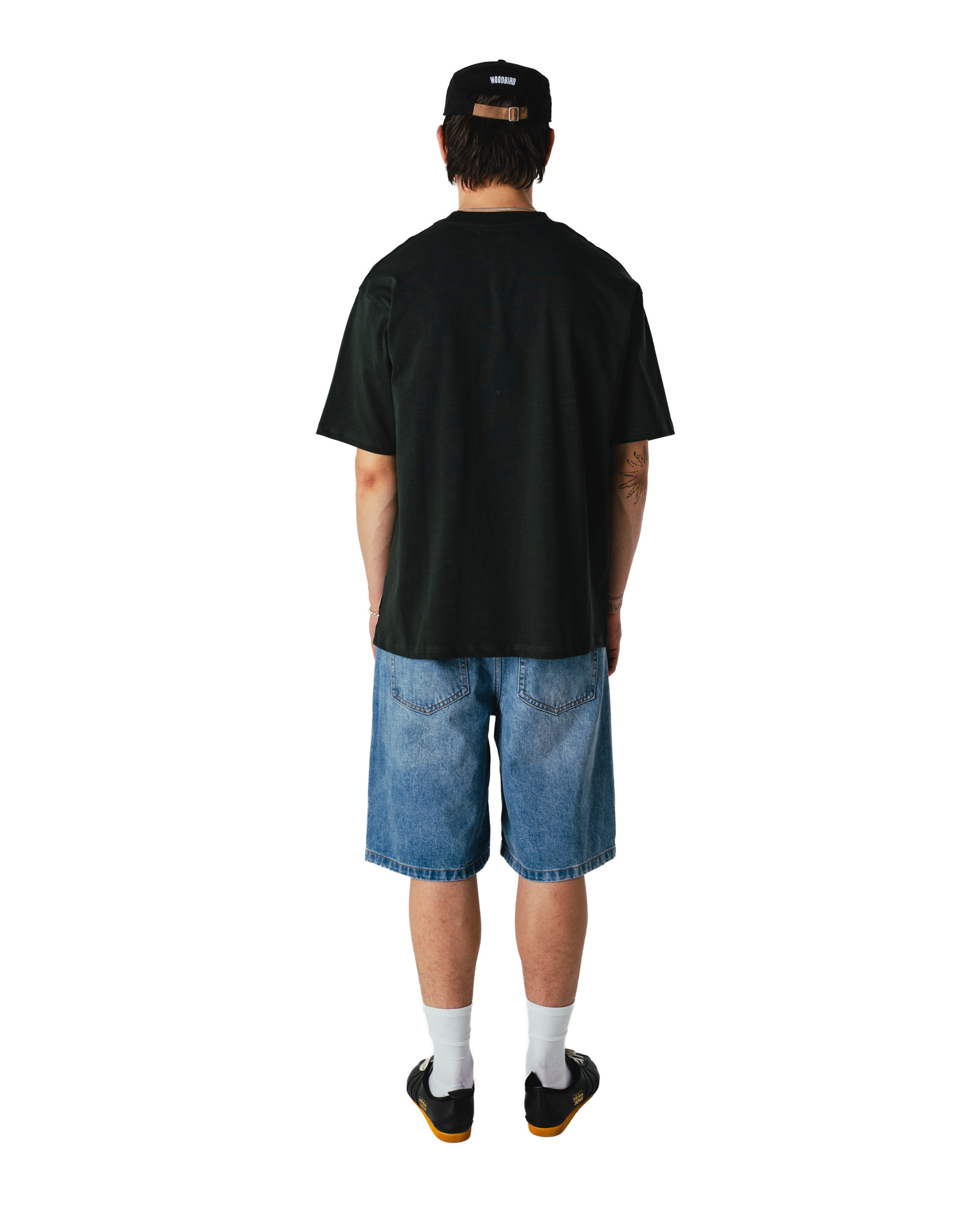 Woodbird WBBaine Base tee T-Shirts Forrest Green