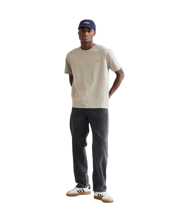 Woodbird WBBaine Base tee T-Shirts Light Grey