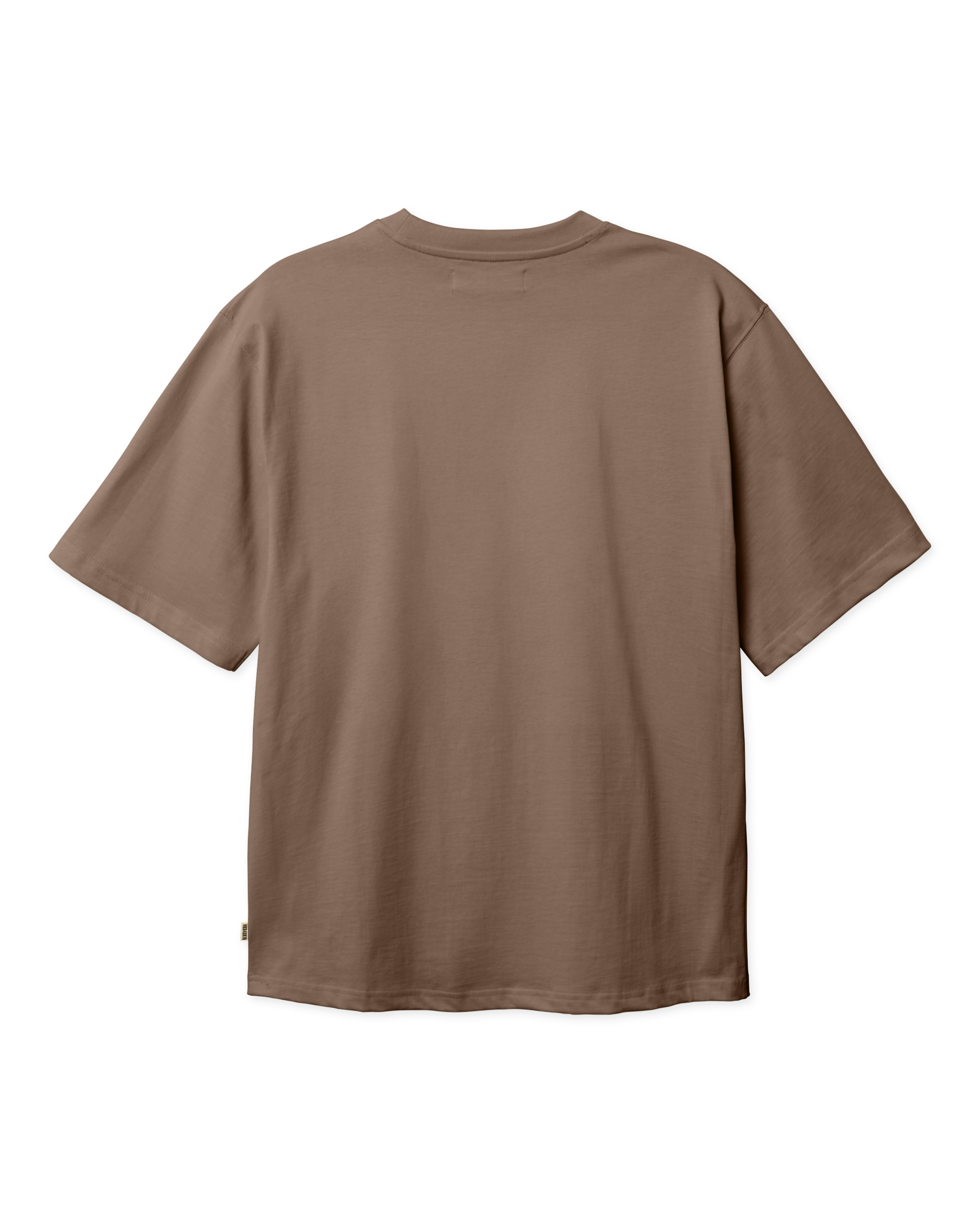 Woodbird WBBaine Base tee T-Shirts Mid Brown