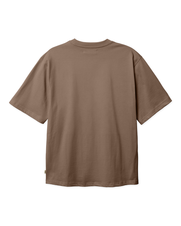 Woodbird WBBaine Base tee T-Shirts Mid Brown