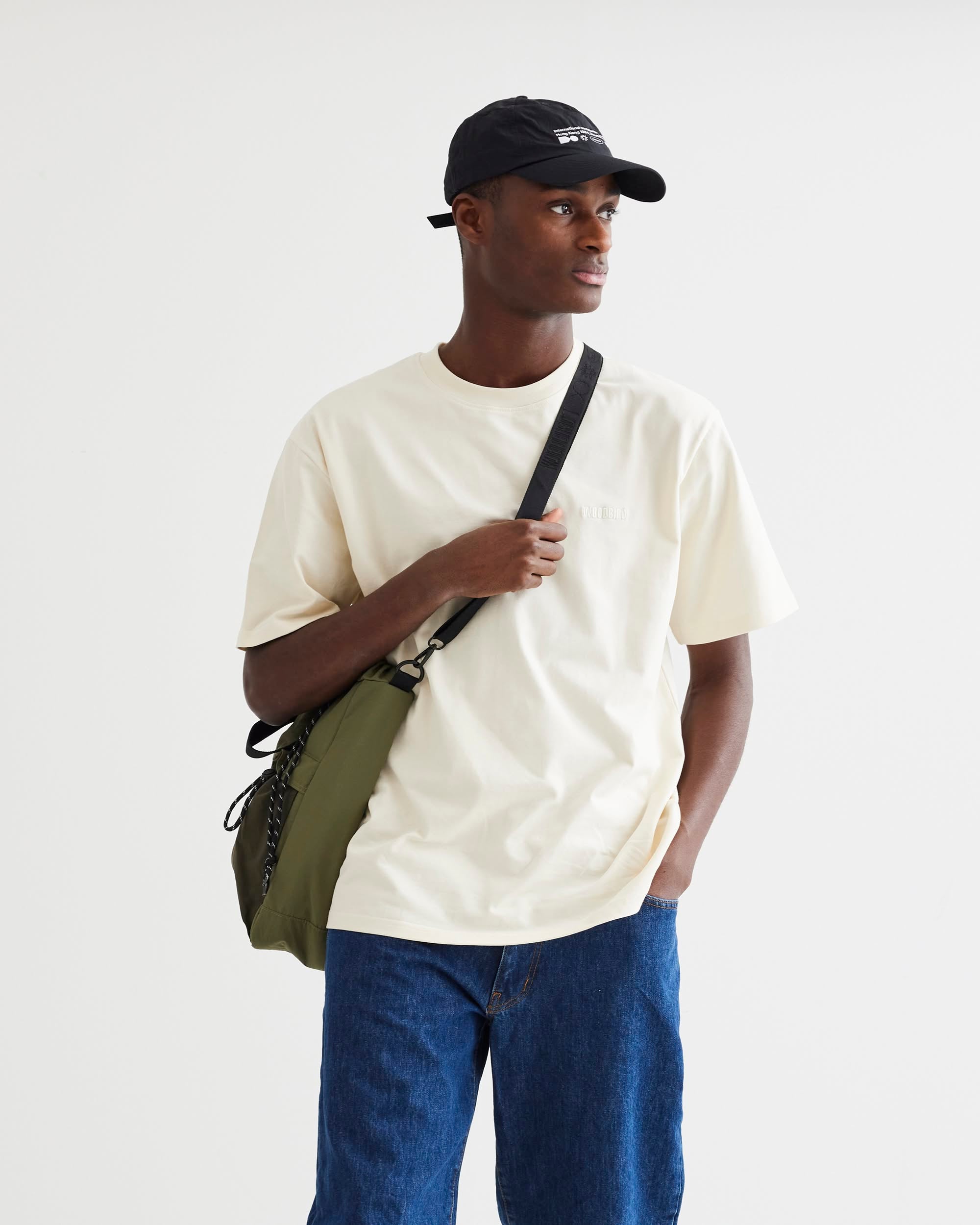 Woodbird WBBaine Base tee T-Shirts Off White