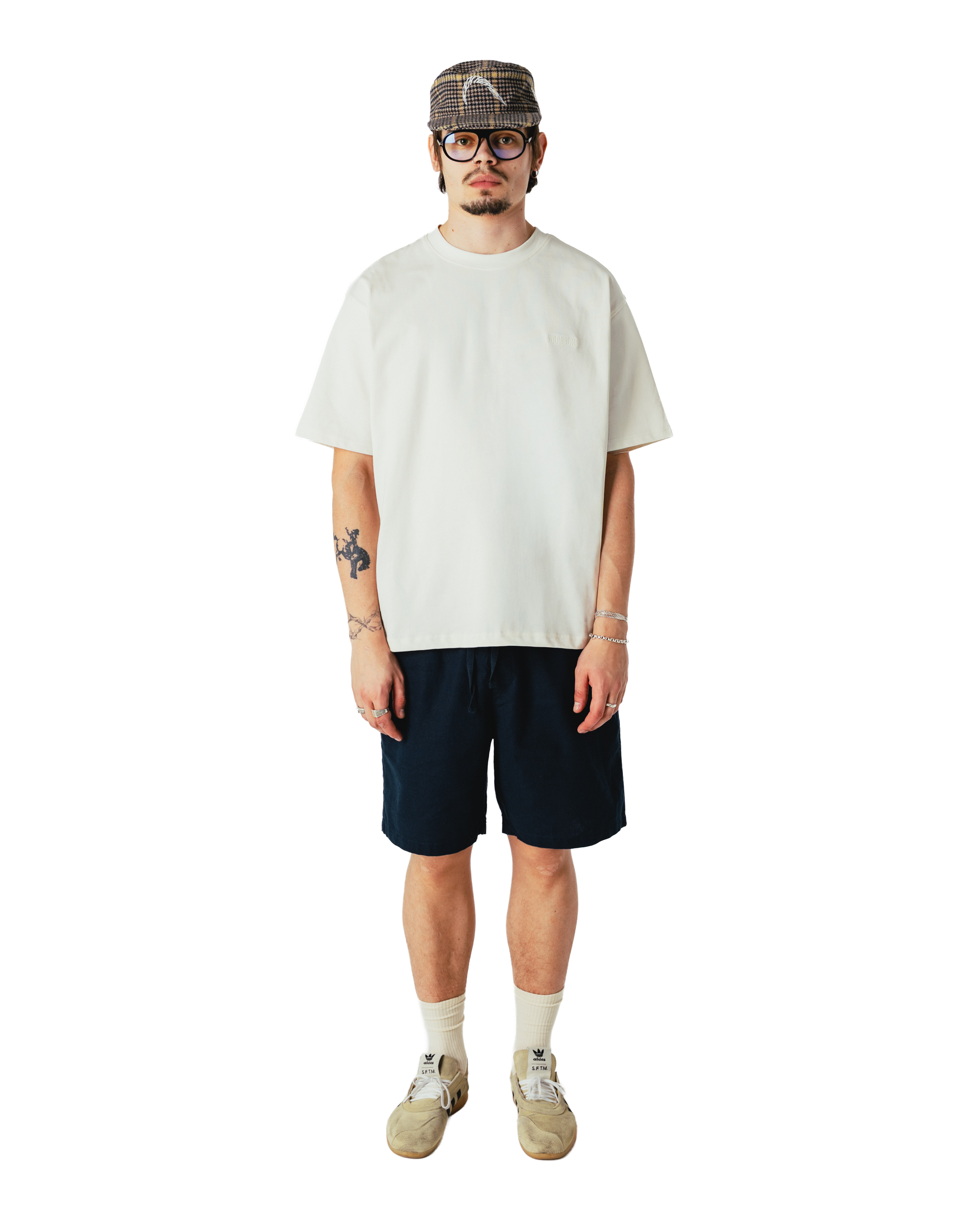 Woodbird WBBaine Base tee T-Shirts Off White