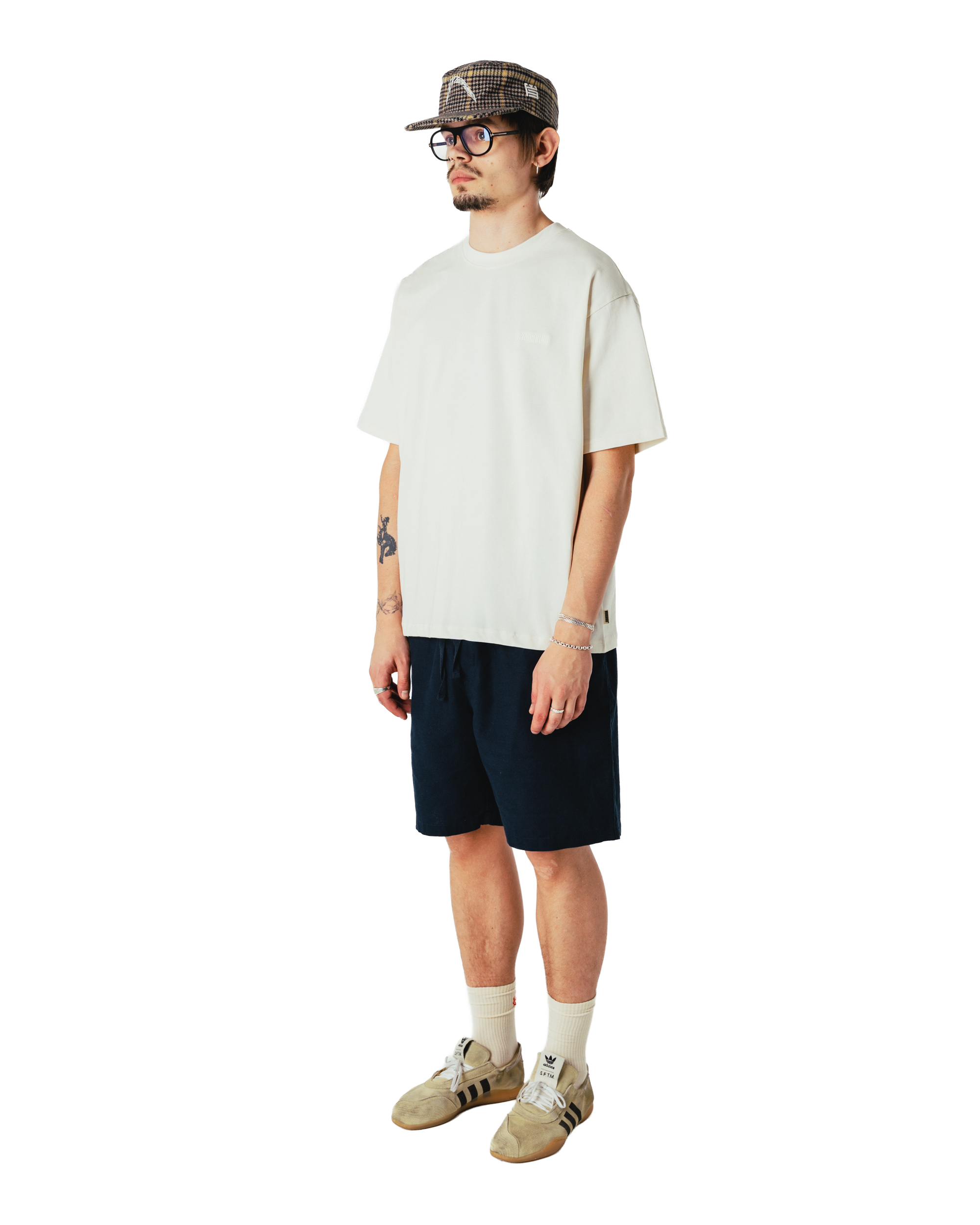 Woodbird WBBaine Base tee T-Shirts Off White
