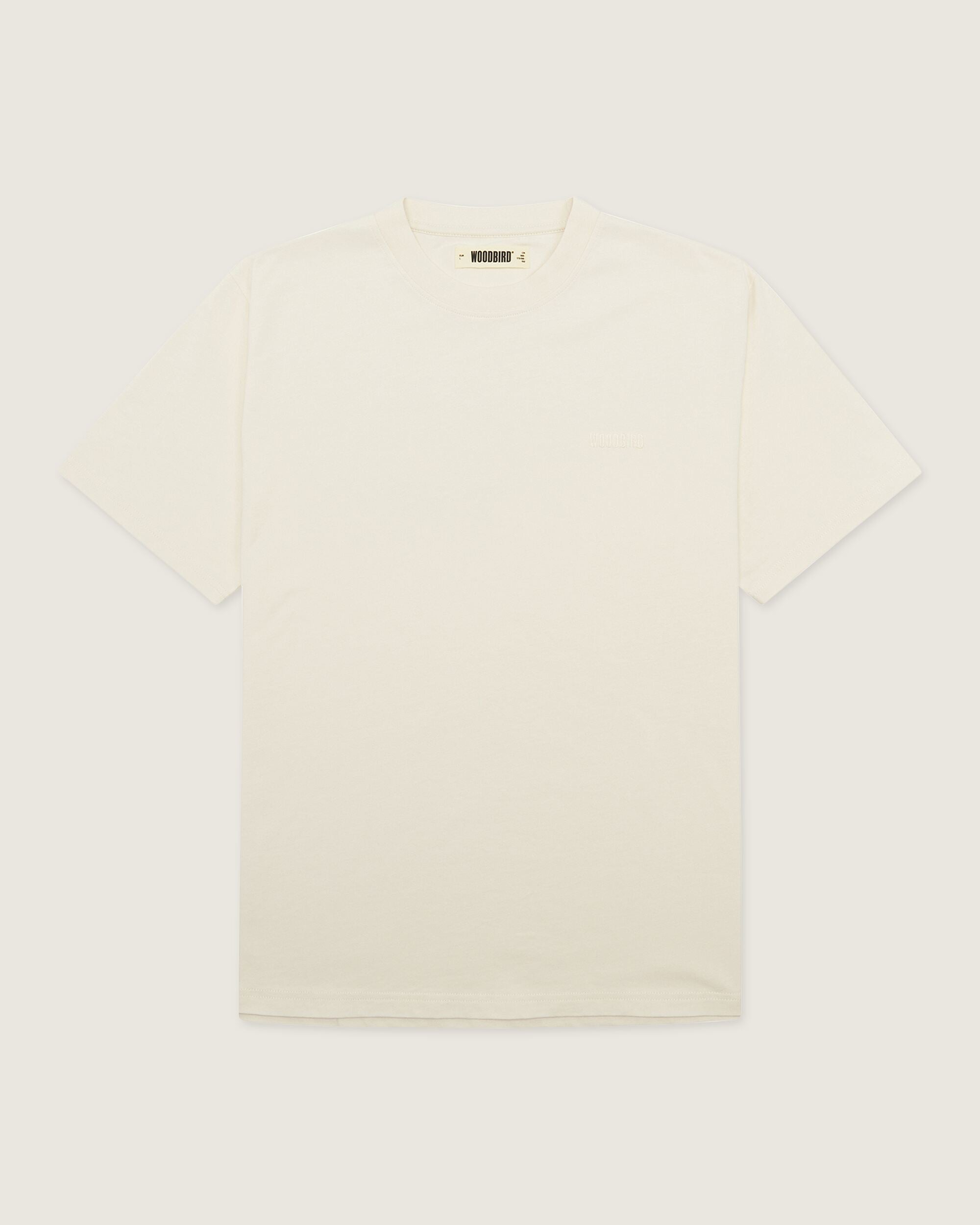 Woodbird WBBaine Base tee T-Shirts Off White