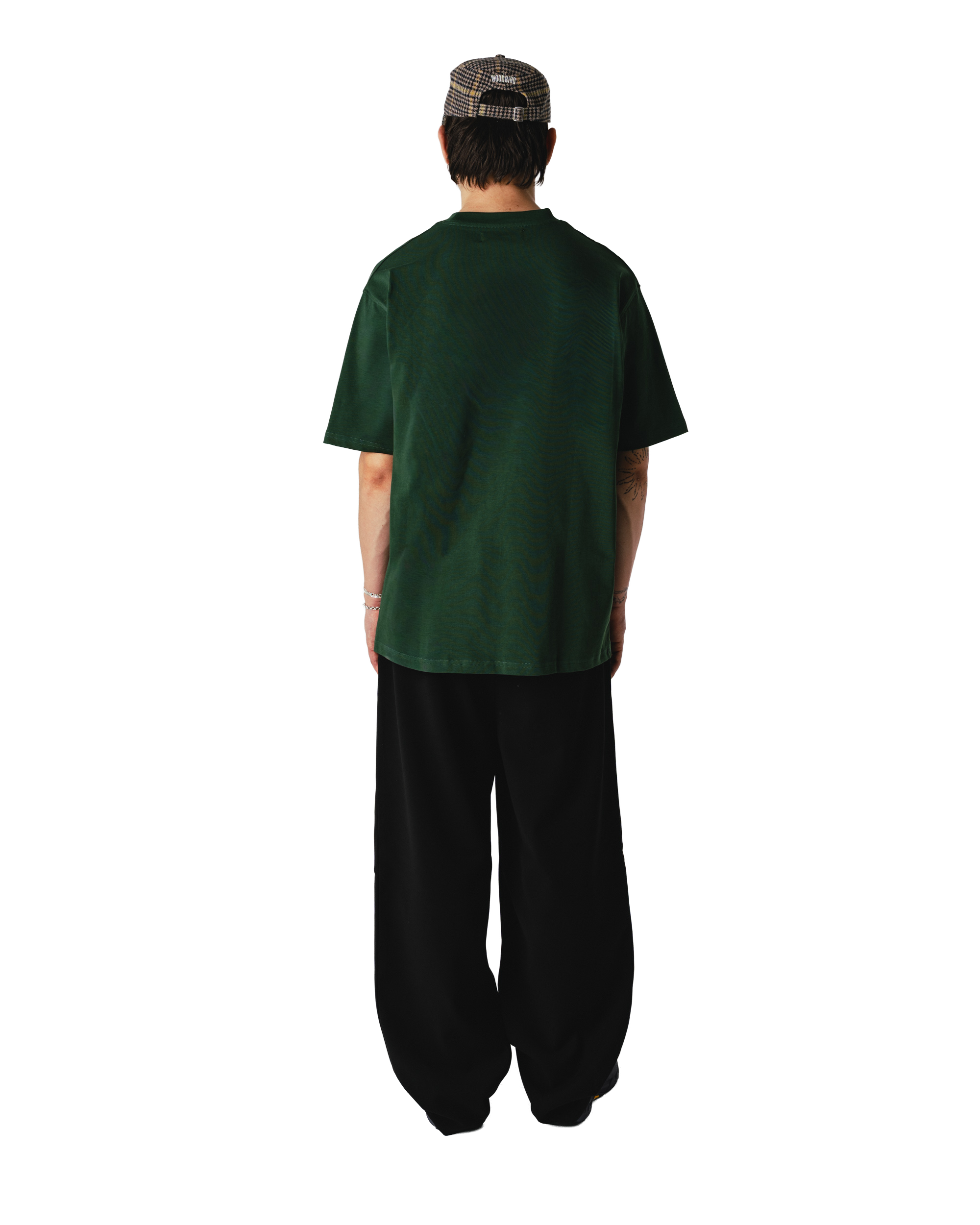 Woodbird WBBaine Base tee T-Shirts Pine Green