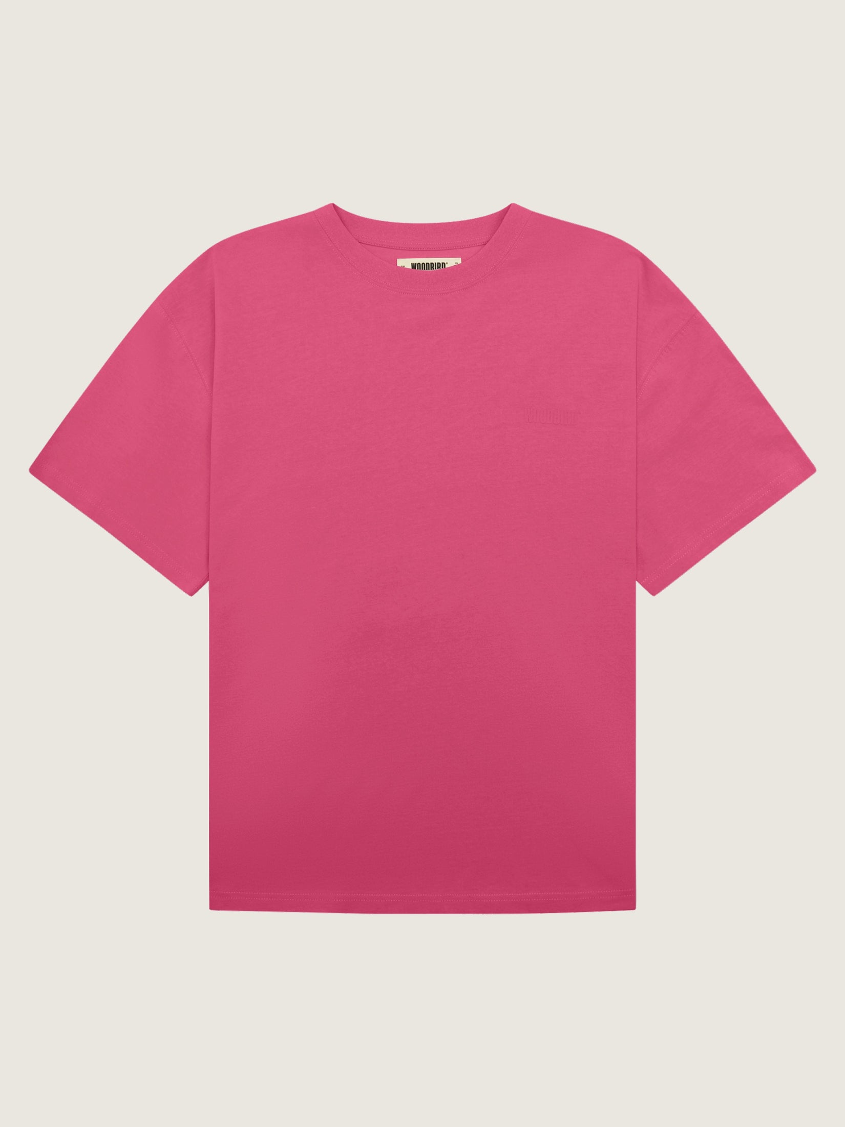 Woodbird WBBaine Base tee T-Shirts Pink