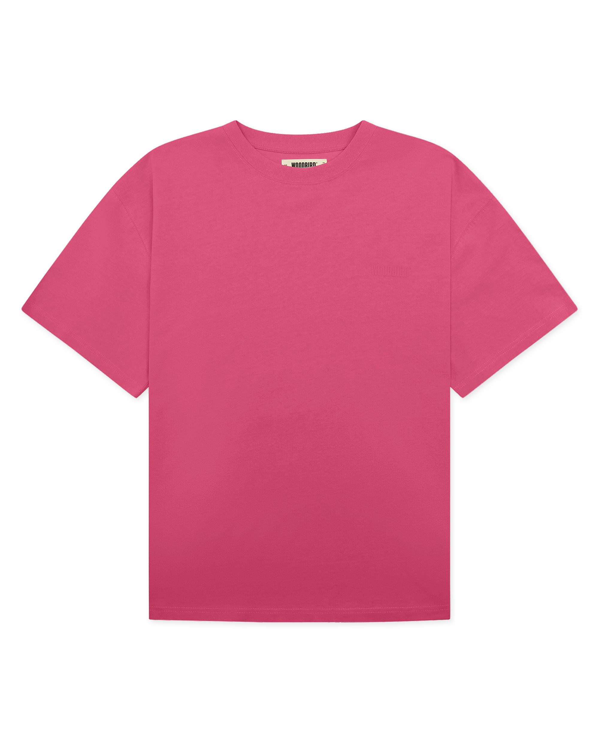 Woodbird WBBaine Base tee T-Shirts Pink