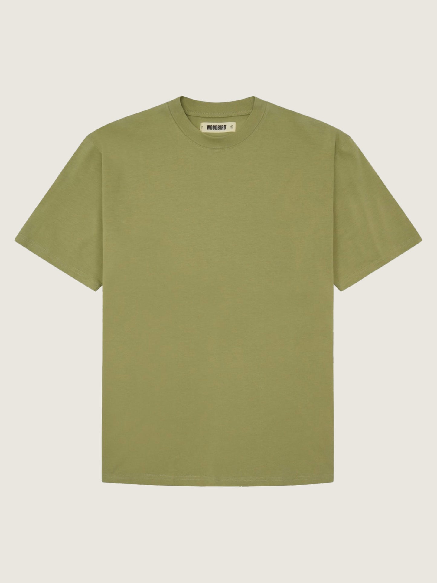 Woodbird WBBaine Base tee T-Shirts Sage Green