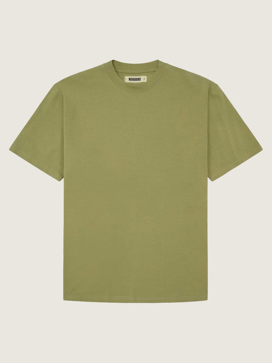 Woodbird WBBaine Base tee T-Shirts Sage Green