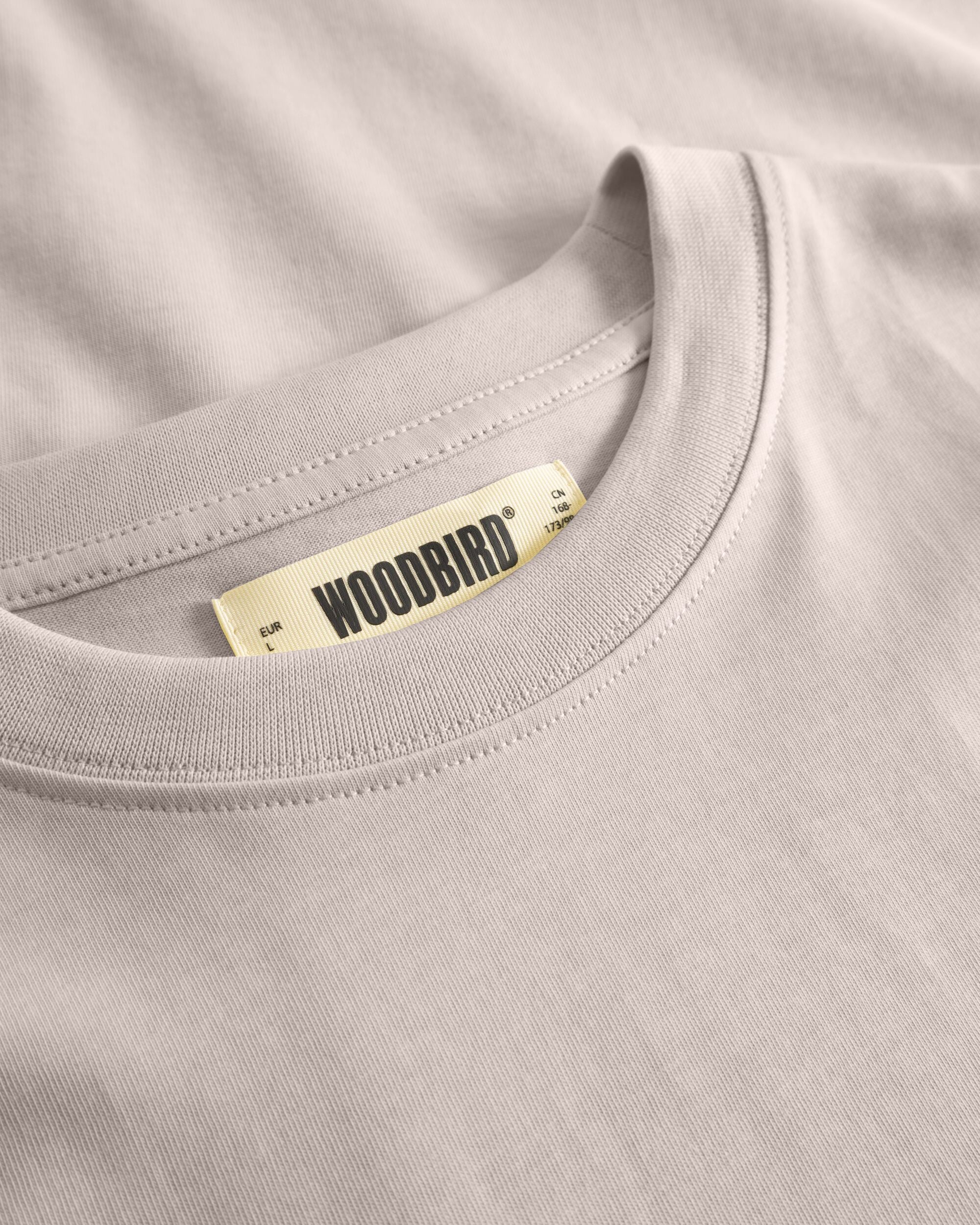 Woodbird WBBaine Base tee T-Shirts Stone