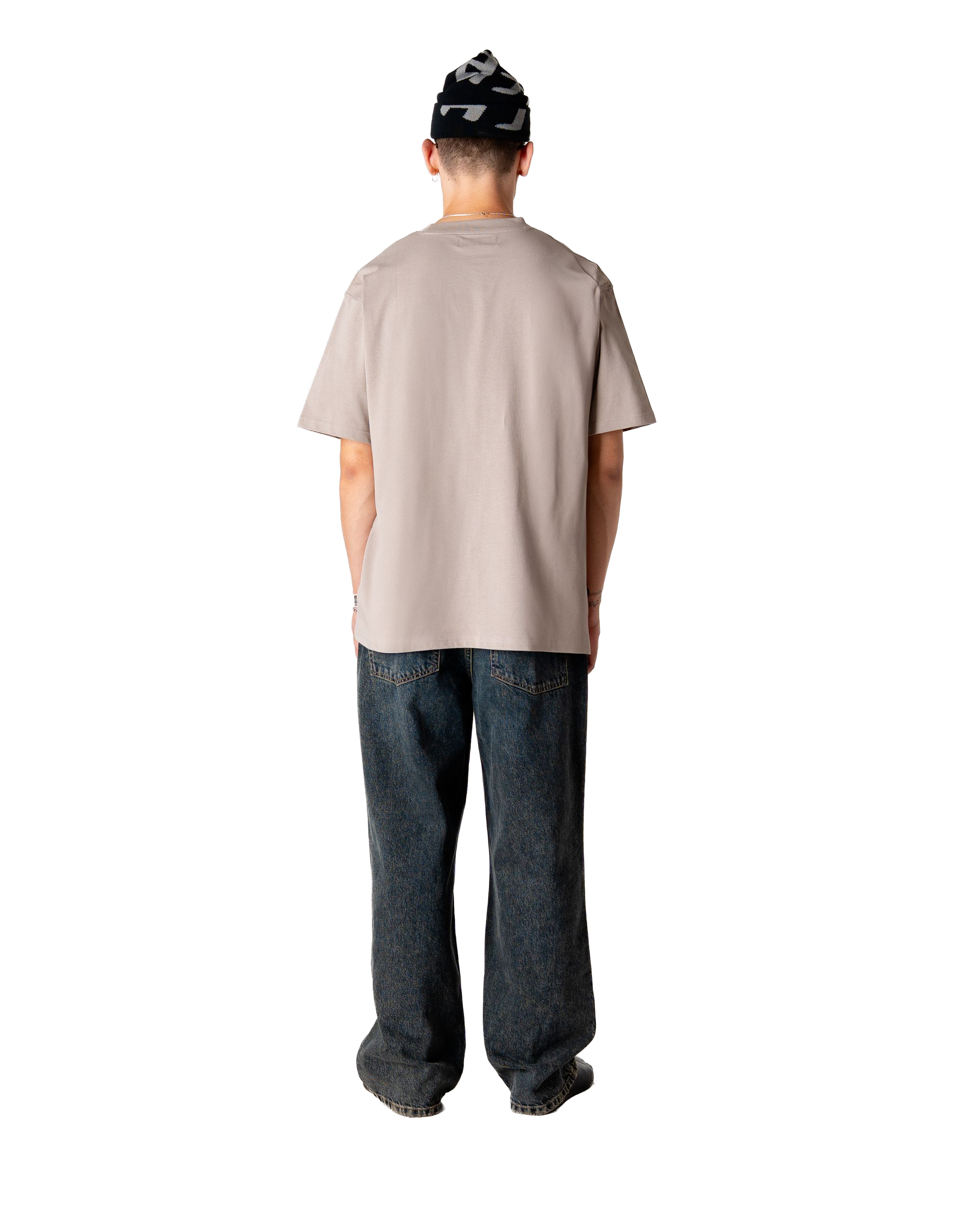 Woodbird WBBaine Base tee T-Shirts Stone
