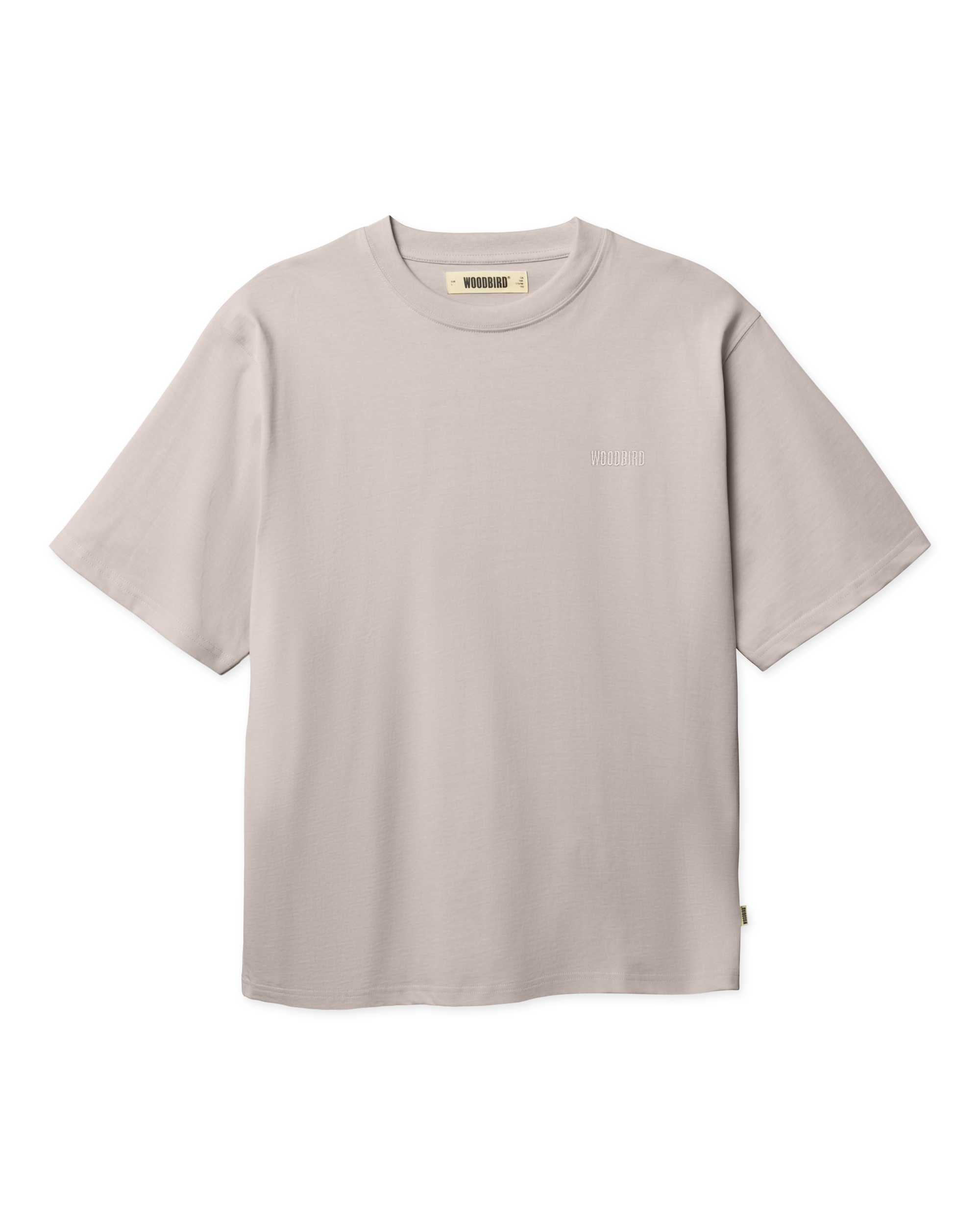 Woodbird WBBaine Base tee T-Shirts Stone