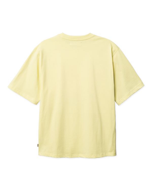 Woodbird WBBaine Base tee T-Shirts Wax Yellow