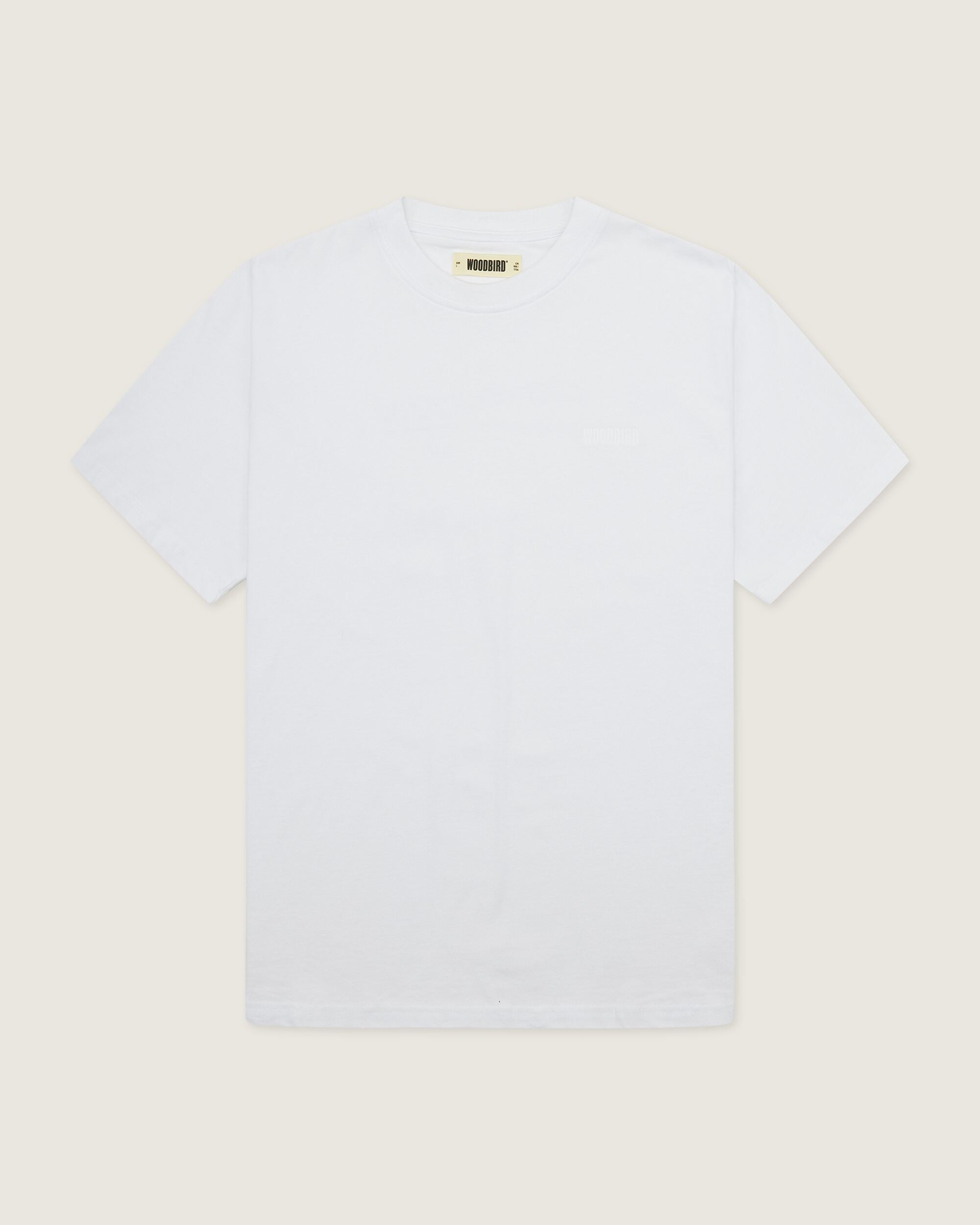 Woodbird WBBaine Base tee T-Shirts White