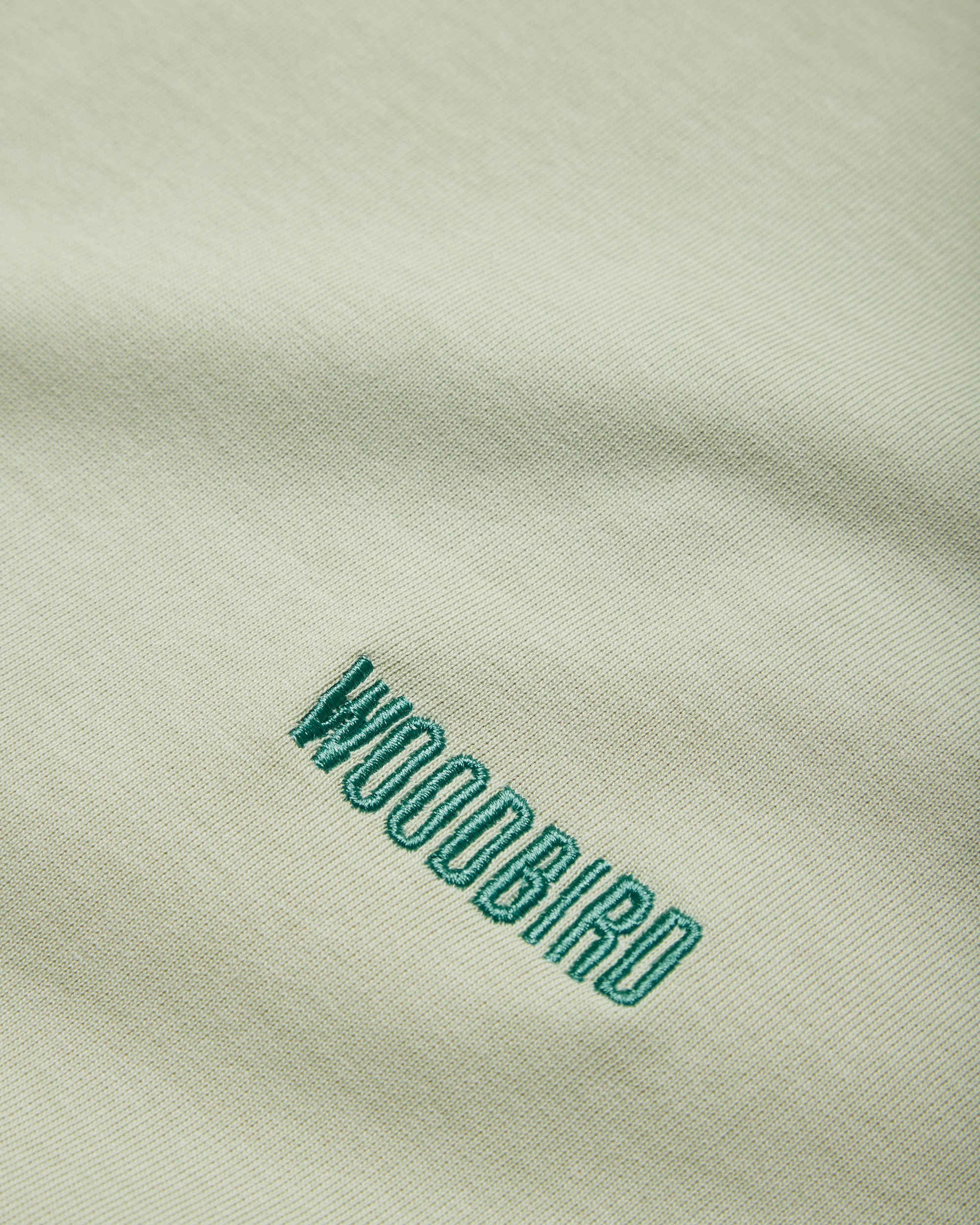 Woodbird WBBaine Cook Tee T-Shirts Dusty Green