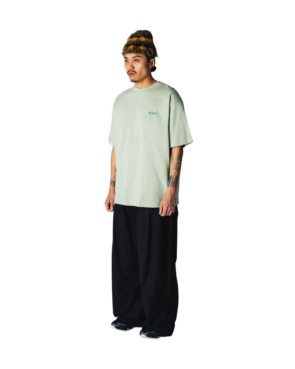 Woodbird WBBaine Cook Tee T-Shirts Dusty Green