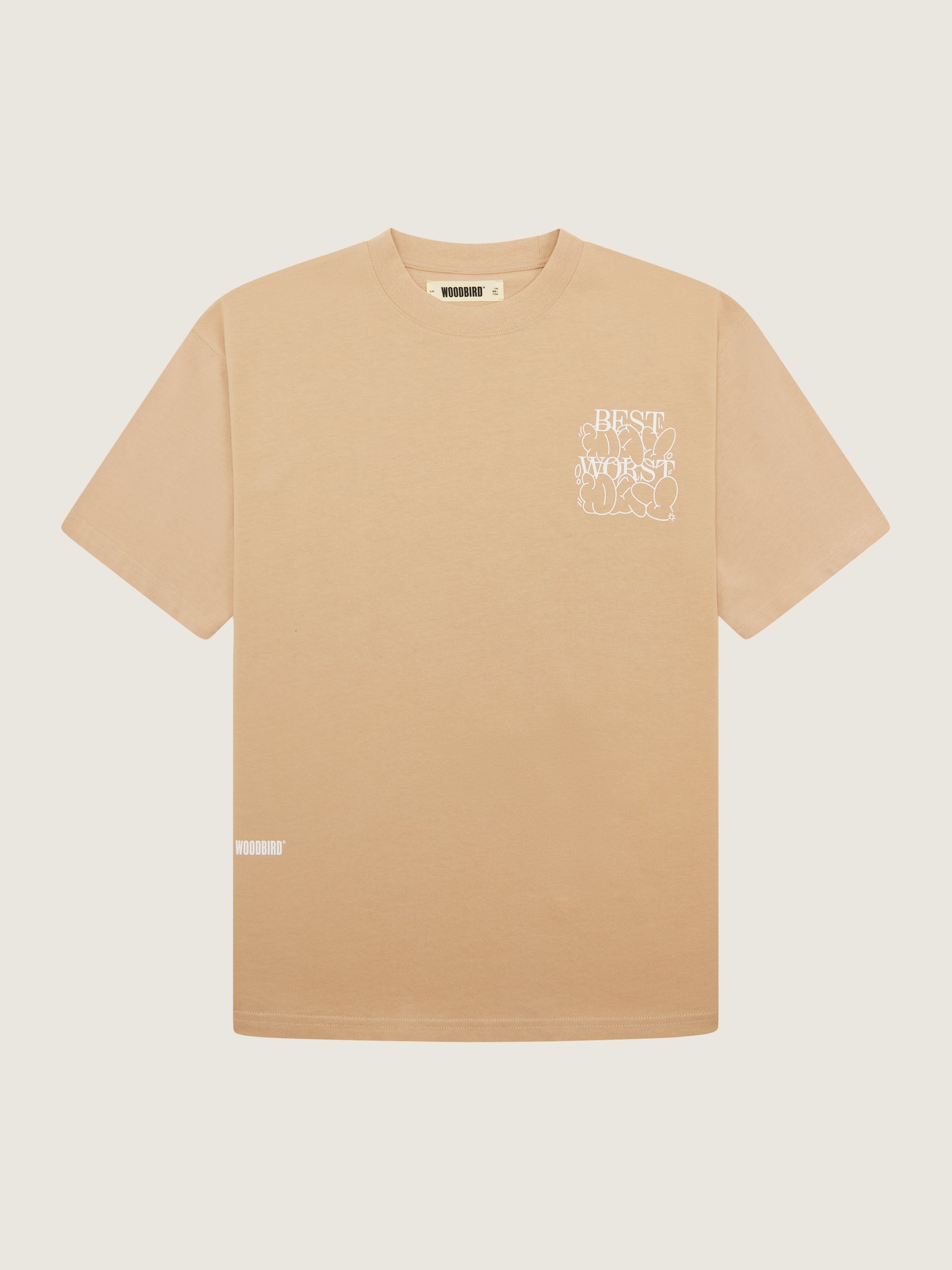 Woodbird WBBaine Day Tee T-Shirts Sand