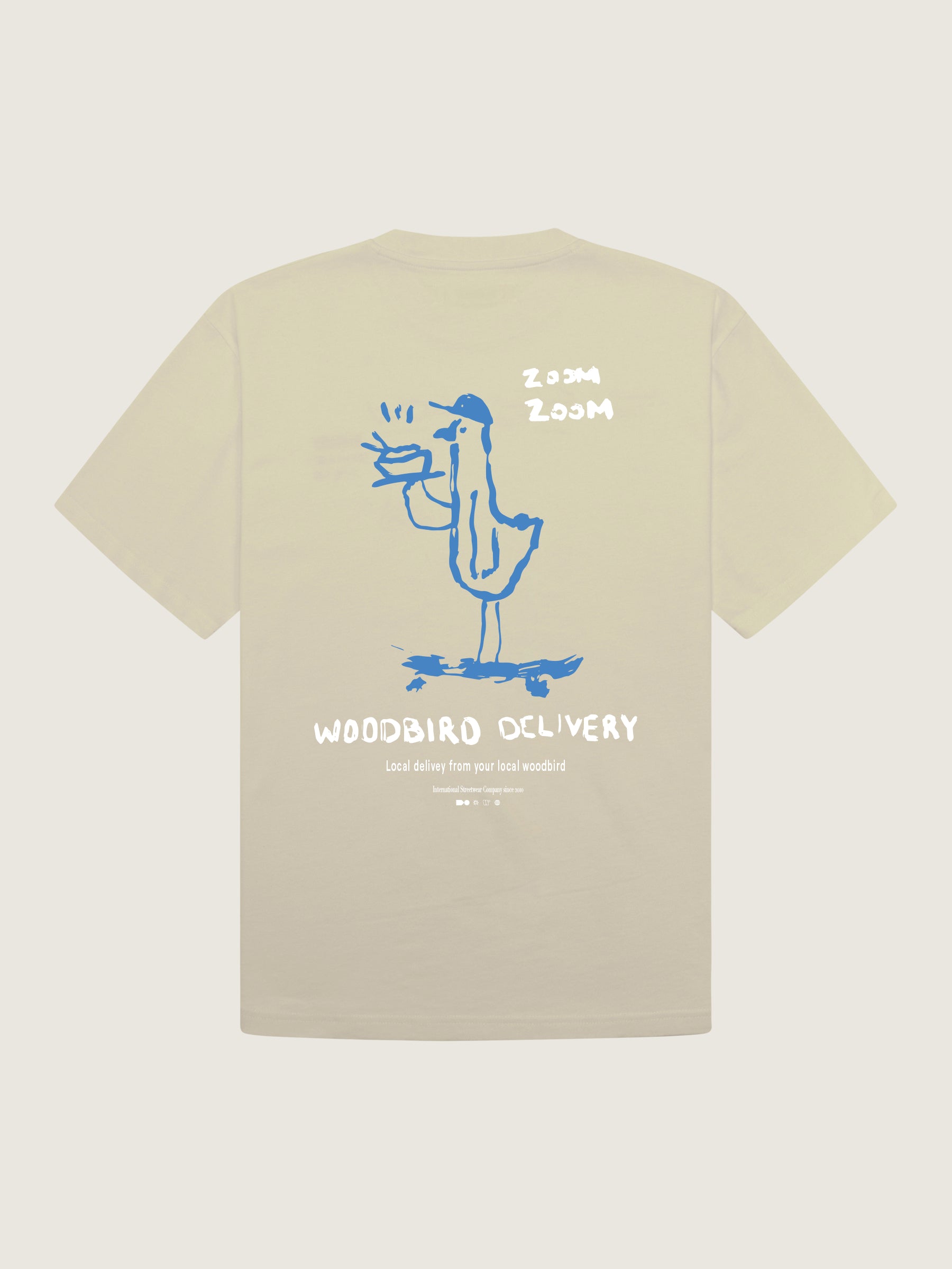 Woodbird WBBaine Delivery Tee T-Shirts Stone