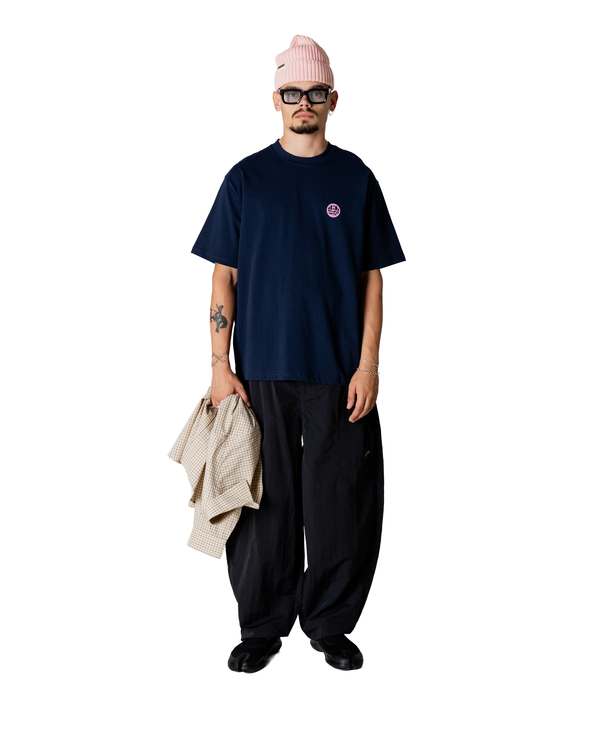 Woodbird WBBaine Dim Sum Tee T-Shirts Dark Navy