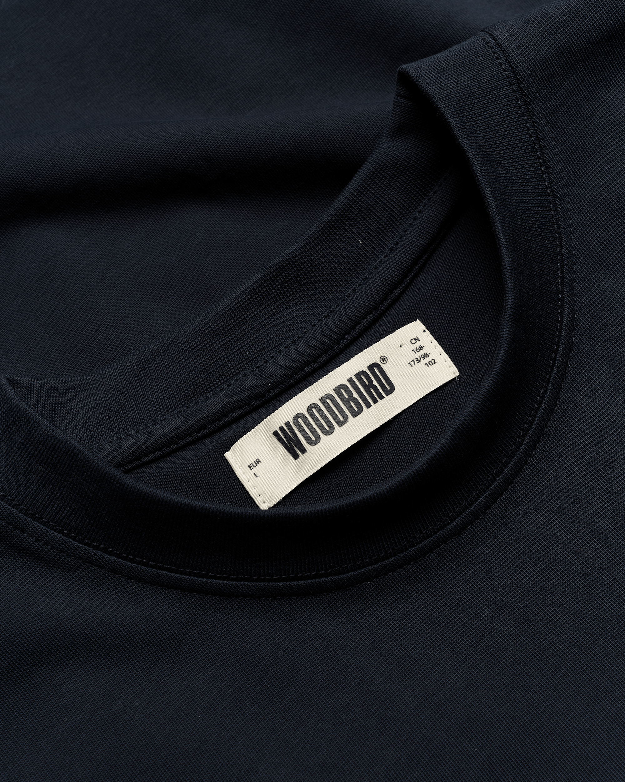 Woodbird WBBaine Dim Sum Tee T-Shirts Dark Navy