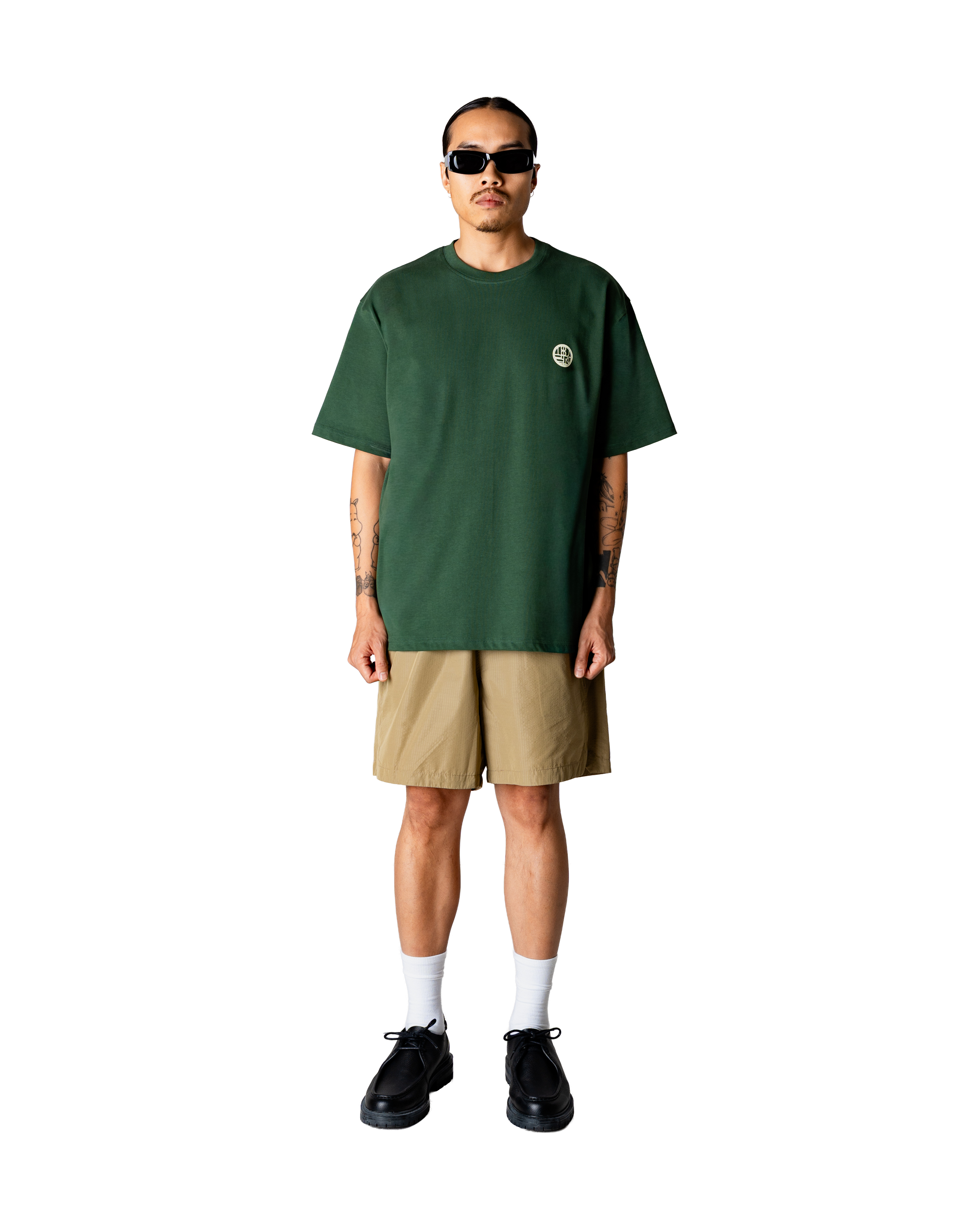 Woodbird WBBaine Dump Tee T-Shirts Pine Green