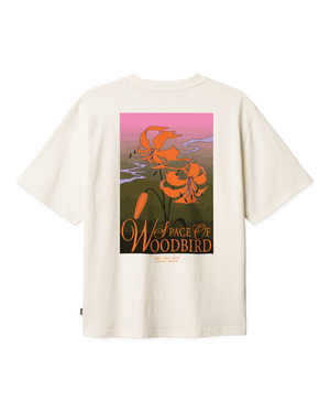 Woodbird WBBaine Flower Tee T-Shirts Off White