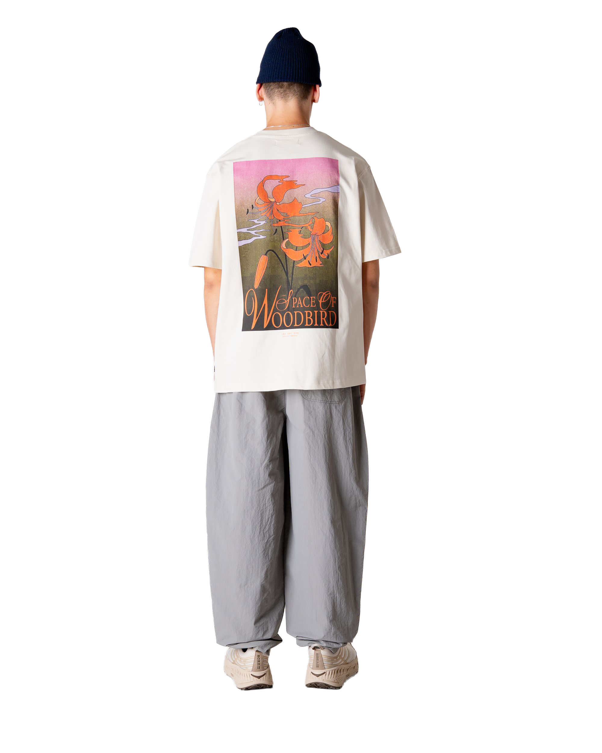 Woodbird WBBaine Flower Tee T-Shirts Off White