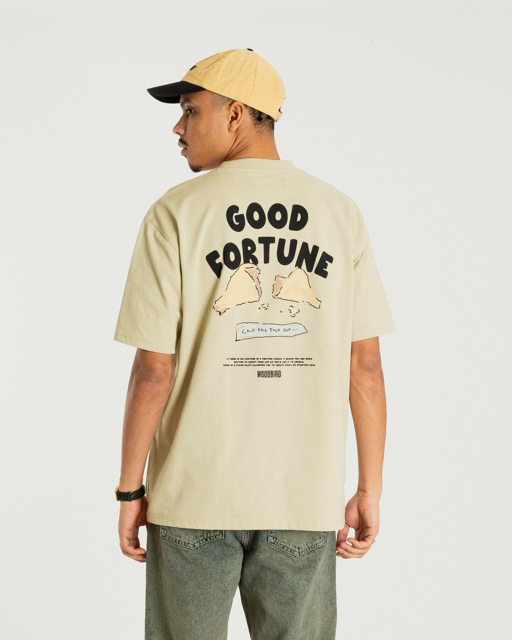 Woodbird WBBaine Fortune Tee T-Shirts Dusty Lime