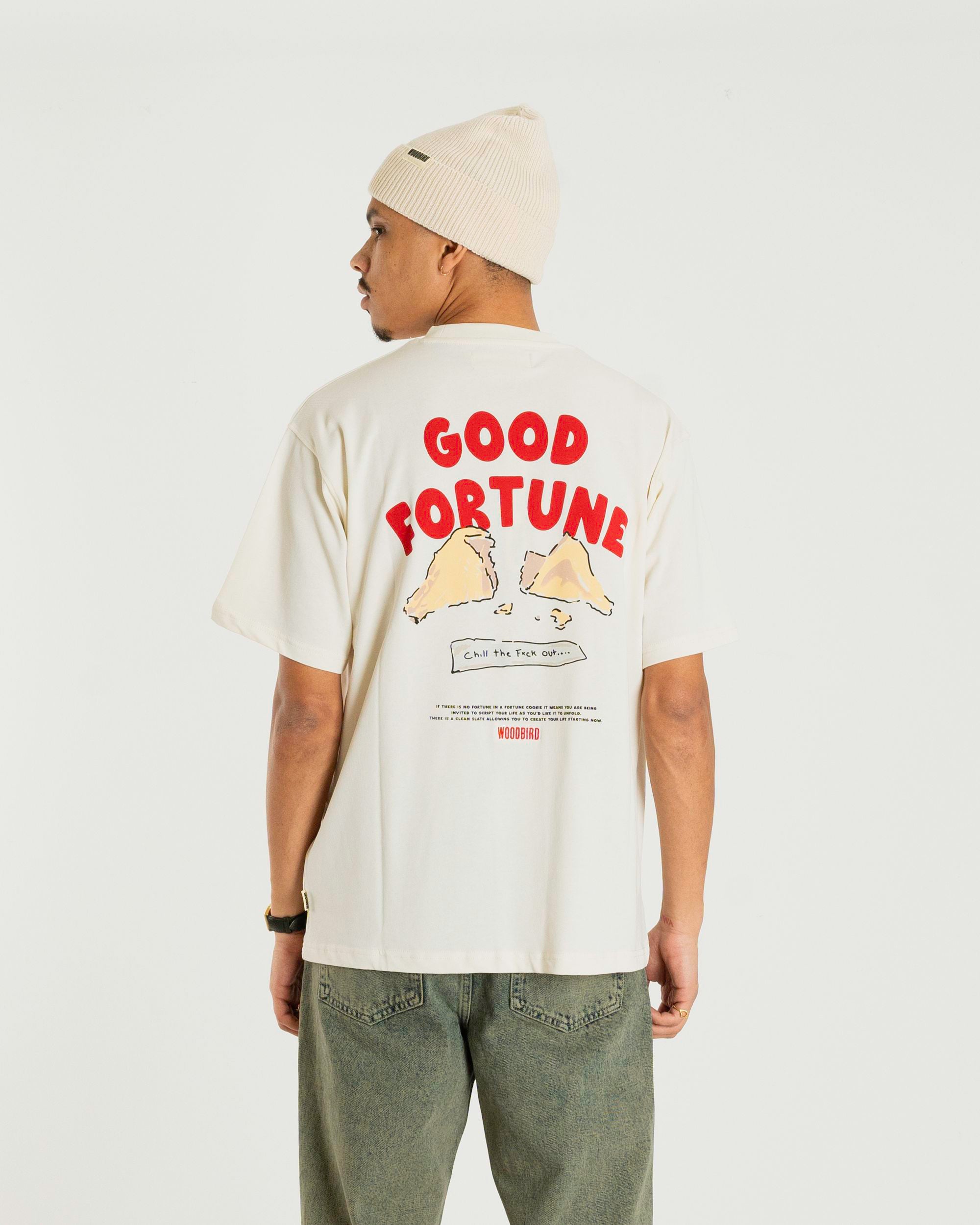 Woodbird WBBaine Fortune Tee T-Shirts Off White