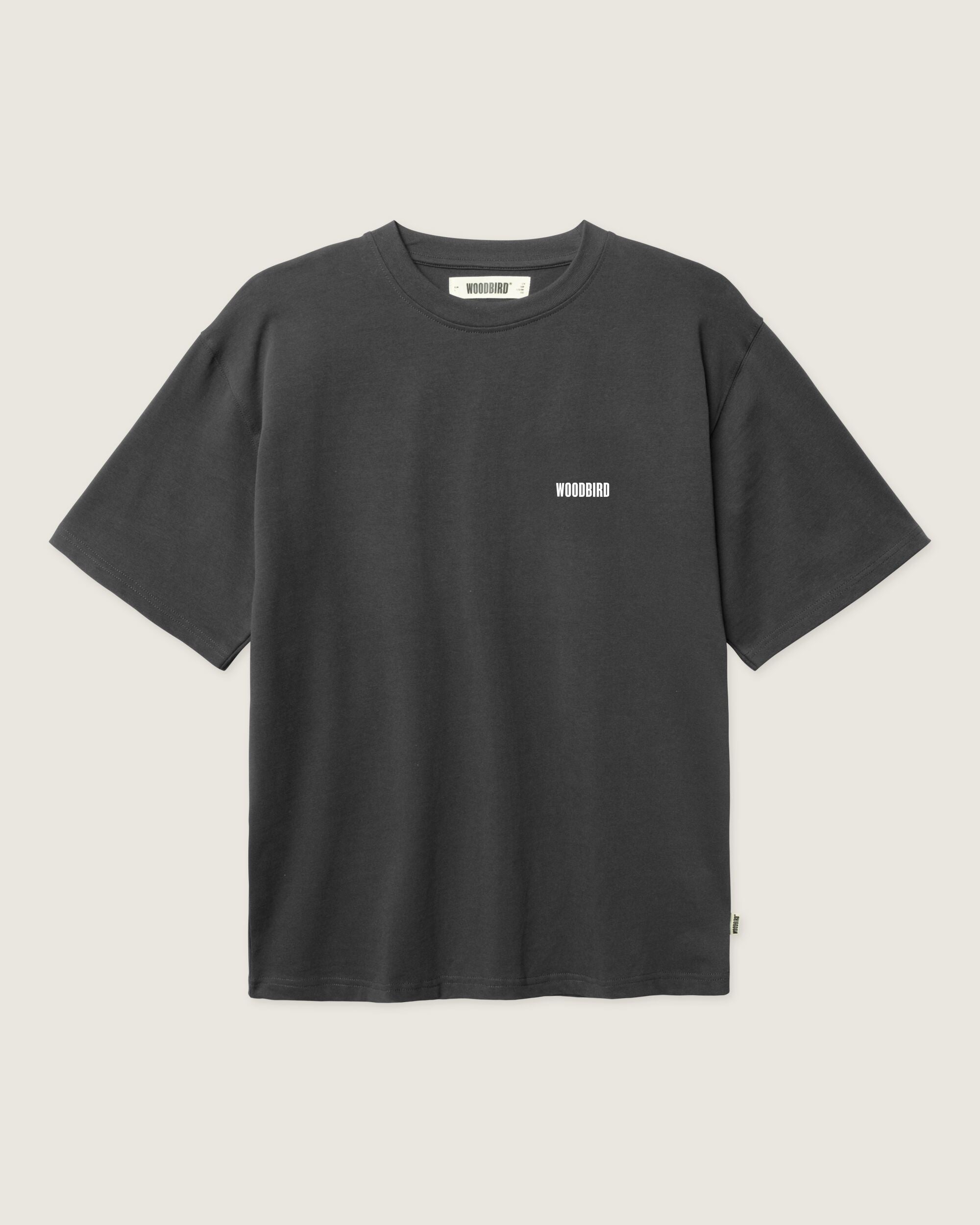 Woodbird WBBaine Founded Tee T-Shirts Asphalt