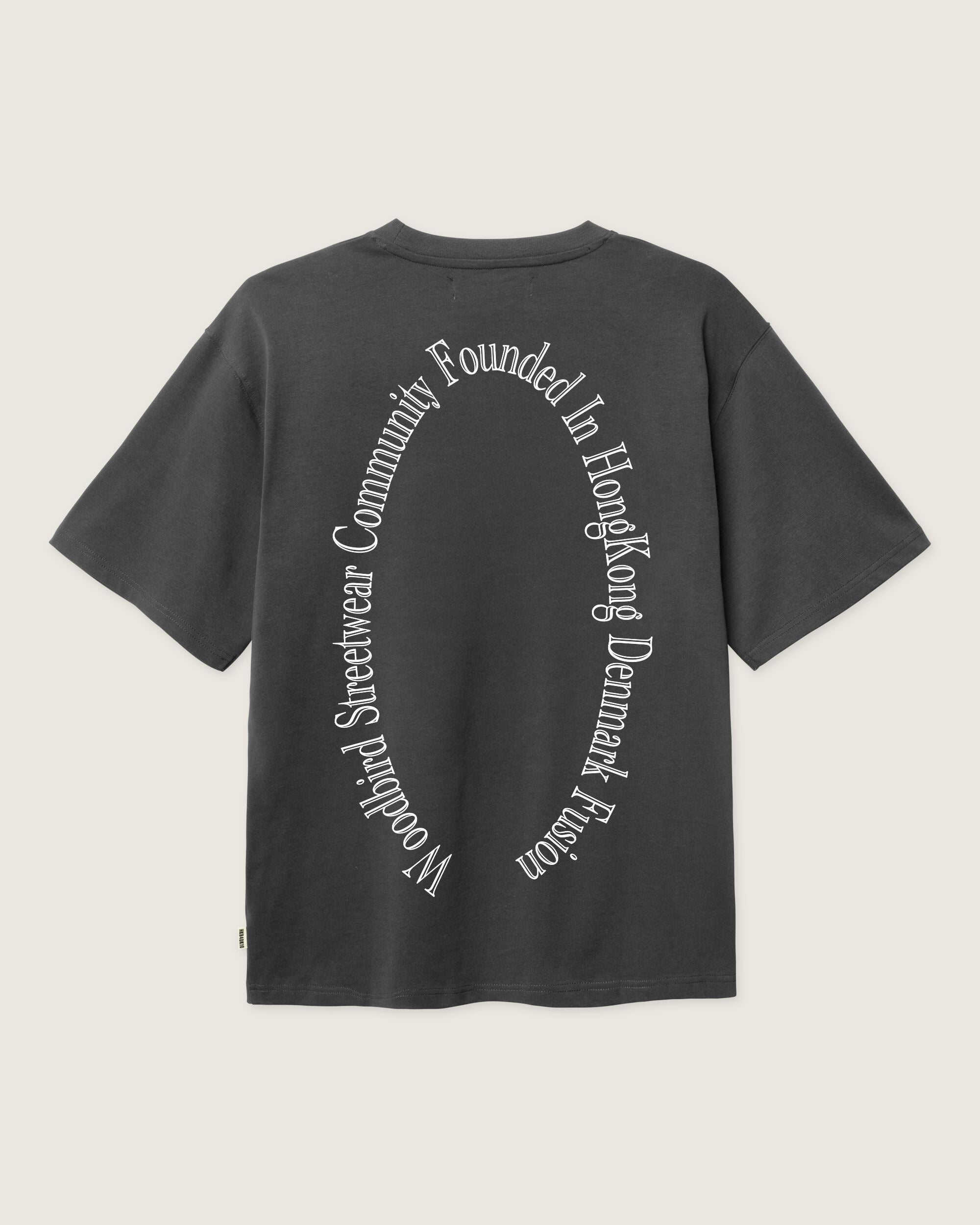 Woodbird WBBaine Founded Tee T-Shirts Asphalt