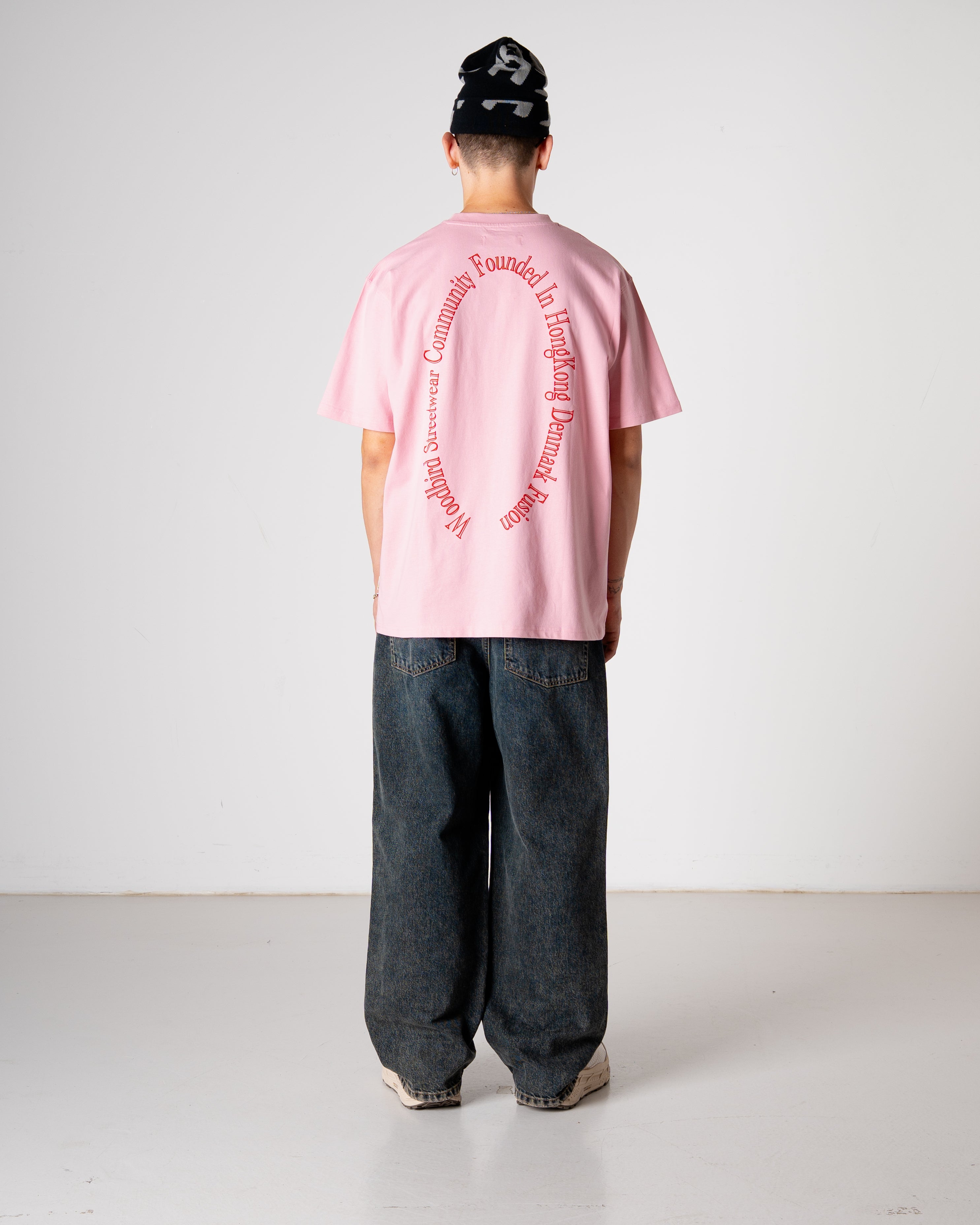 Woodbird WBBaine Founded Tee T-Shirts Dusty Rose