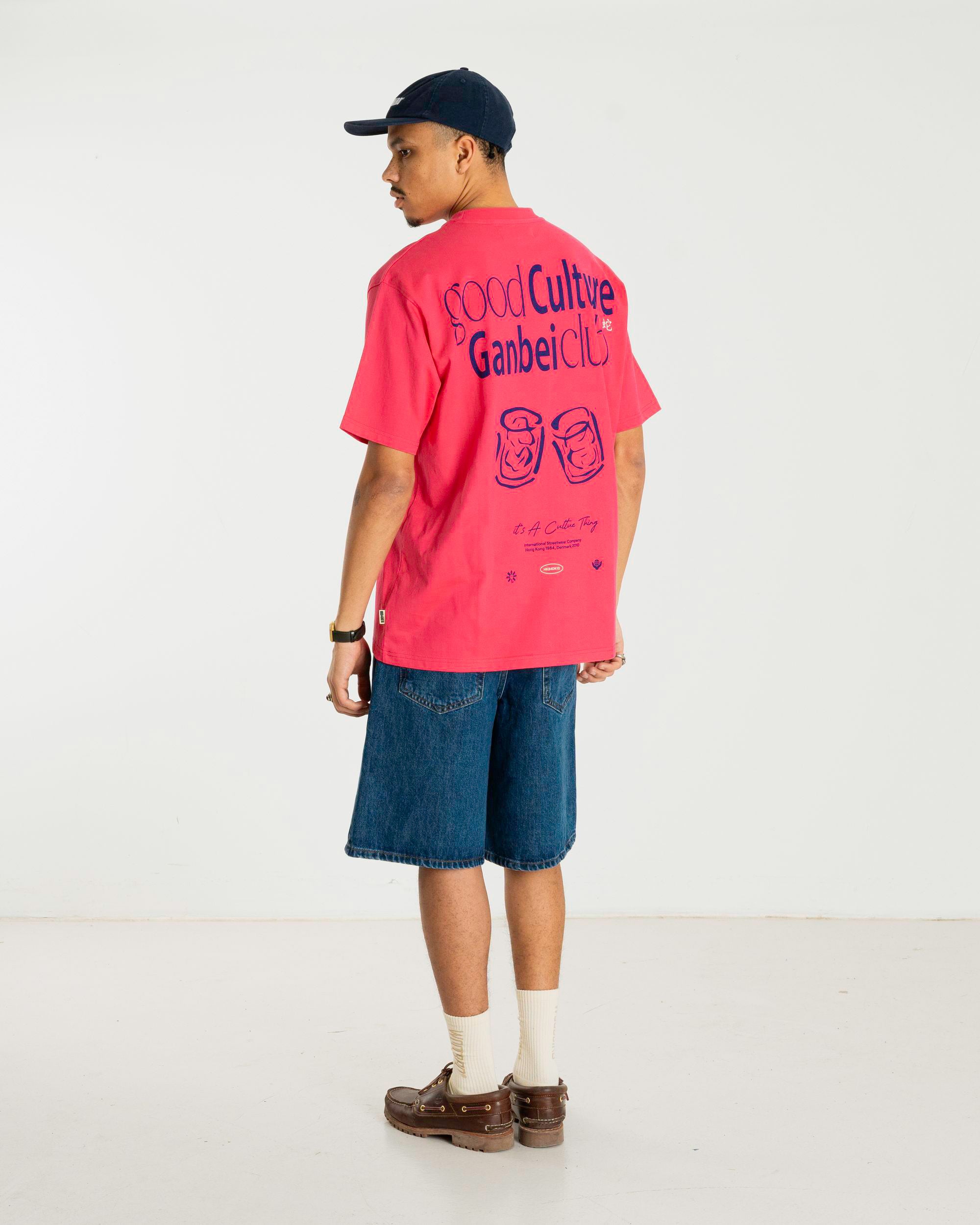 Woodbird WBBaine Ganbei Tee T-Shirts Pink